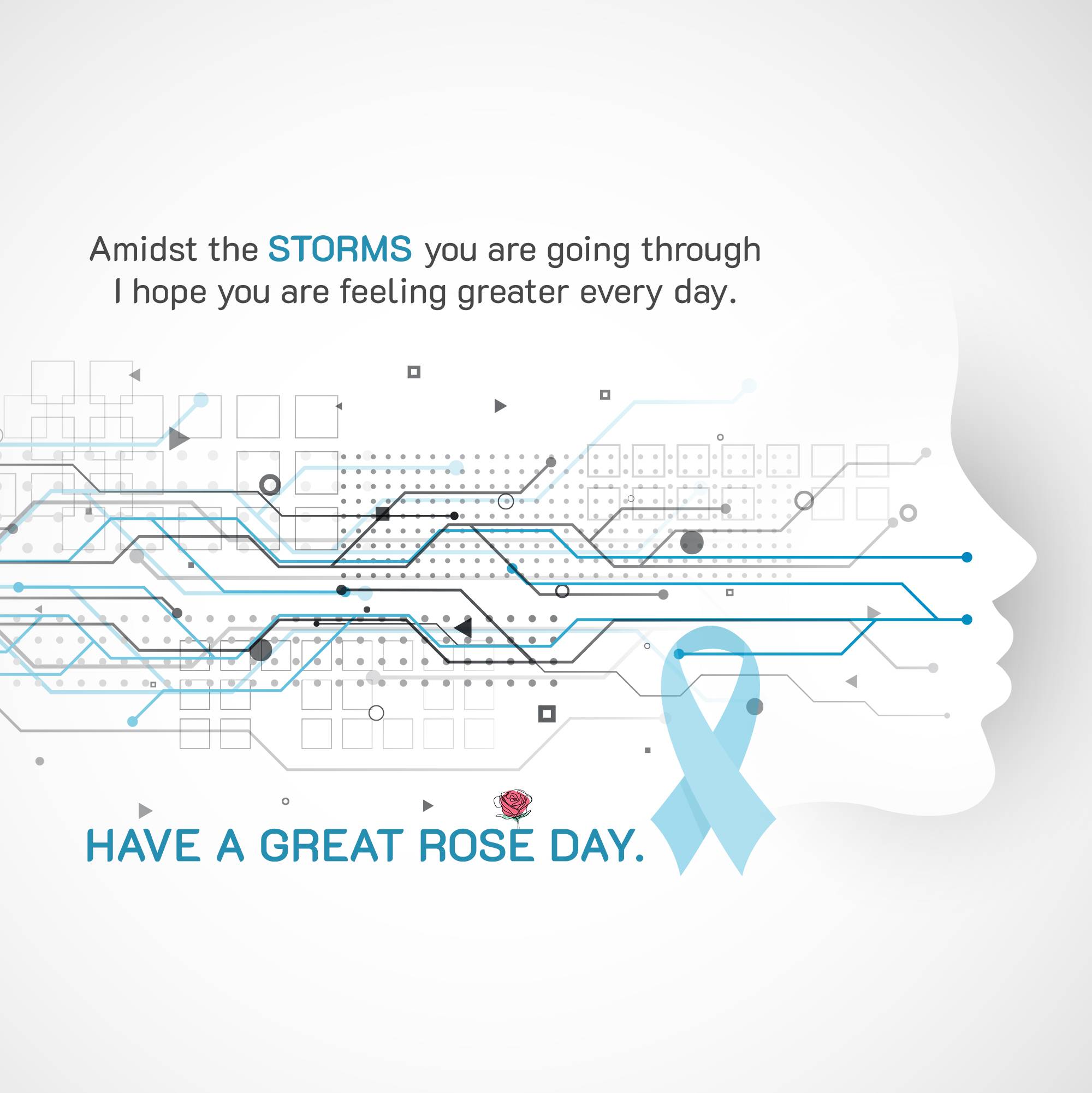 Rose day welfare of cancer patients