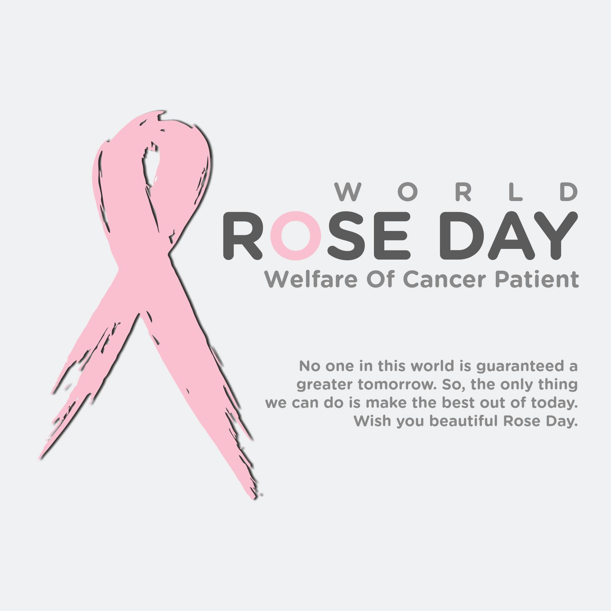 Rose day welfare of cancer patients