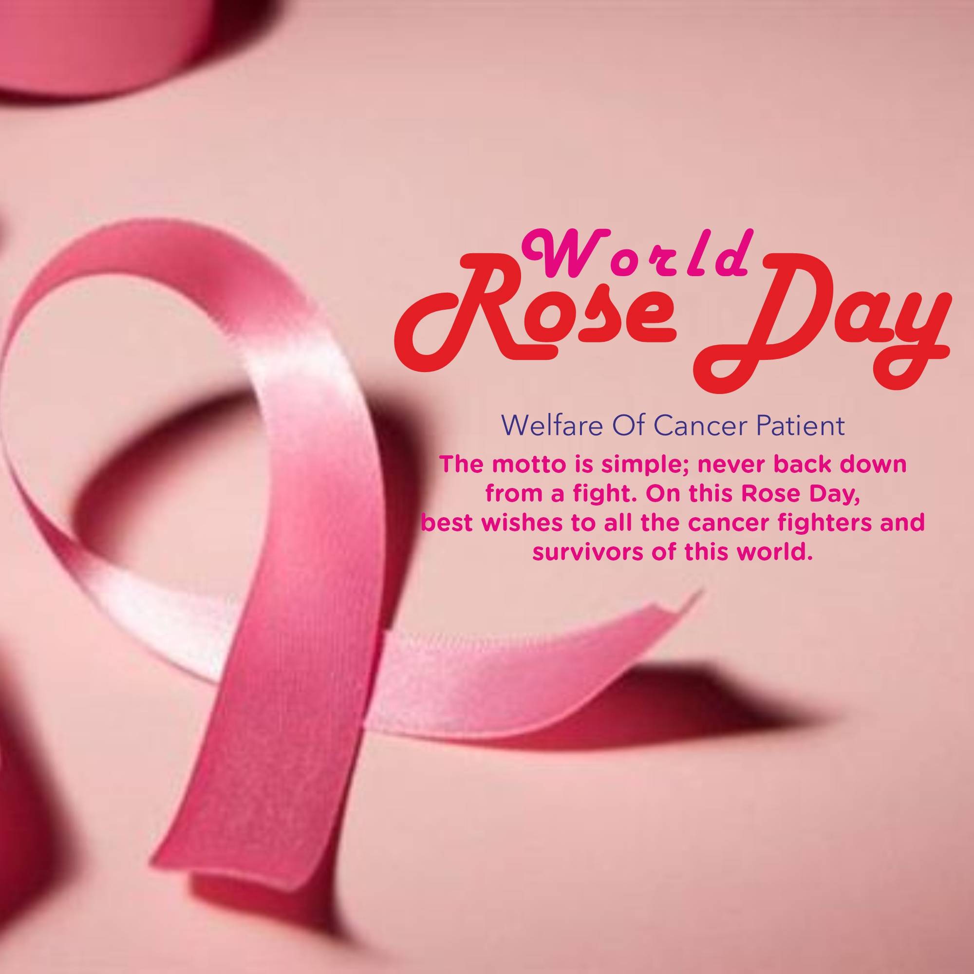 Rose day welfare of cancer patients