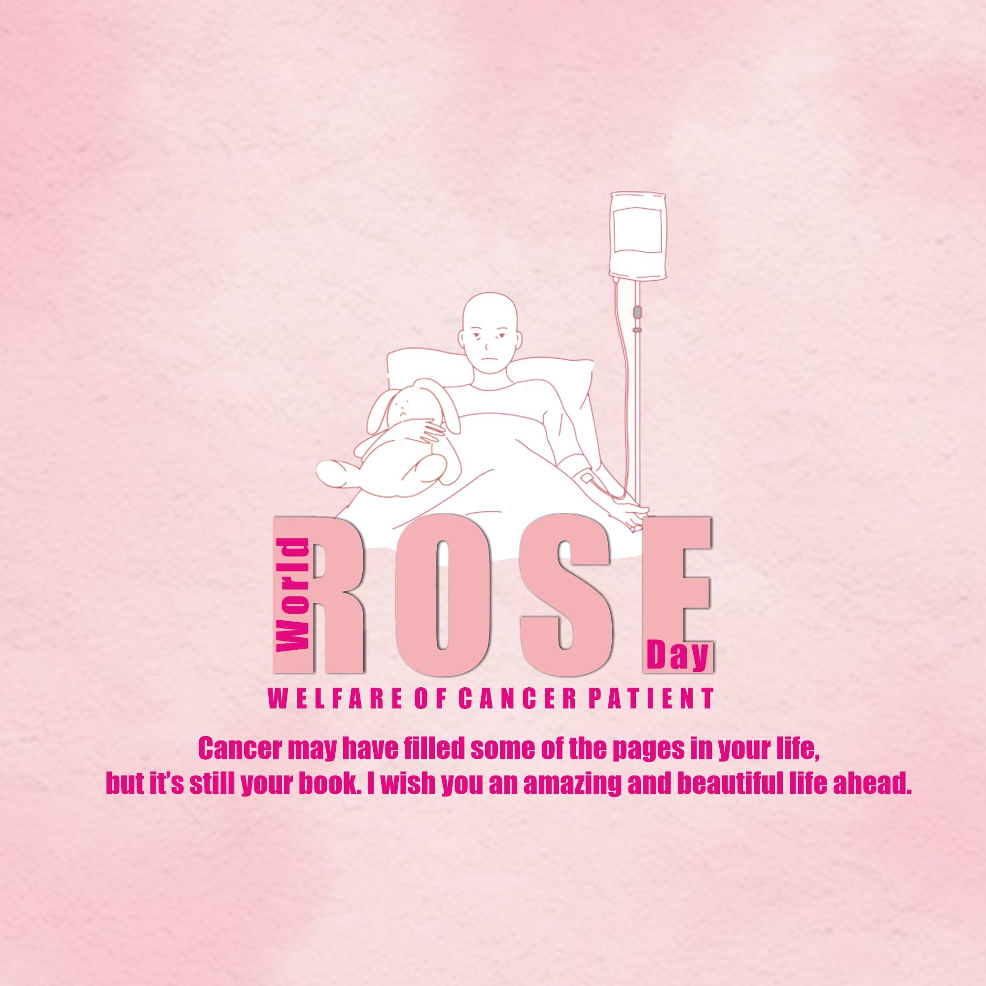 Rose day welfare of cancer patients