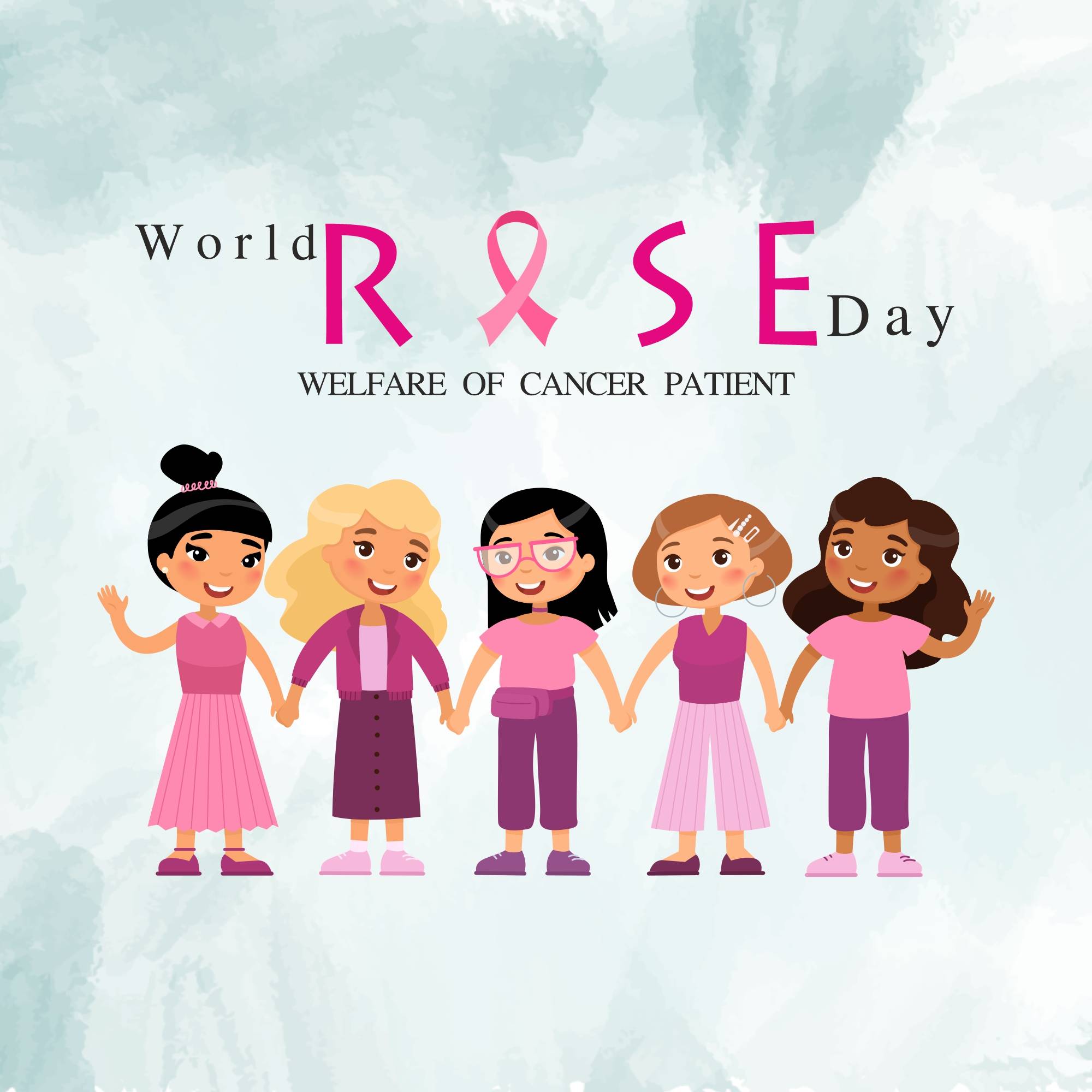 Rose day welfare of cancer patients