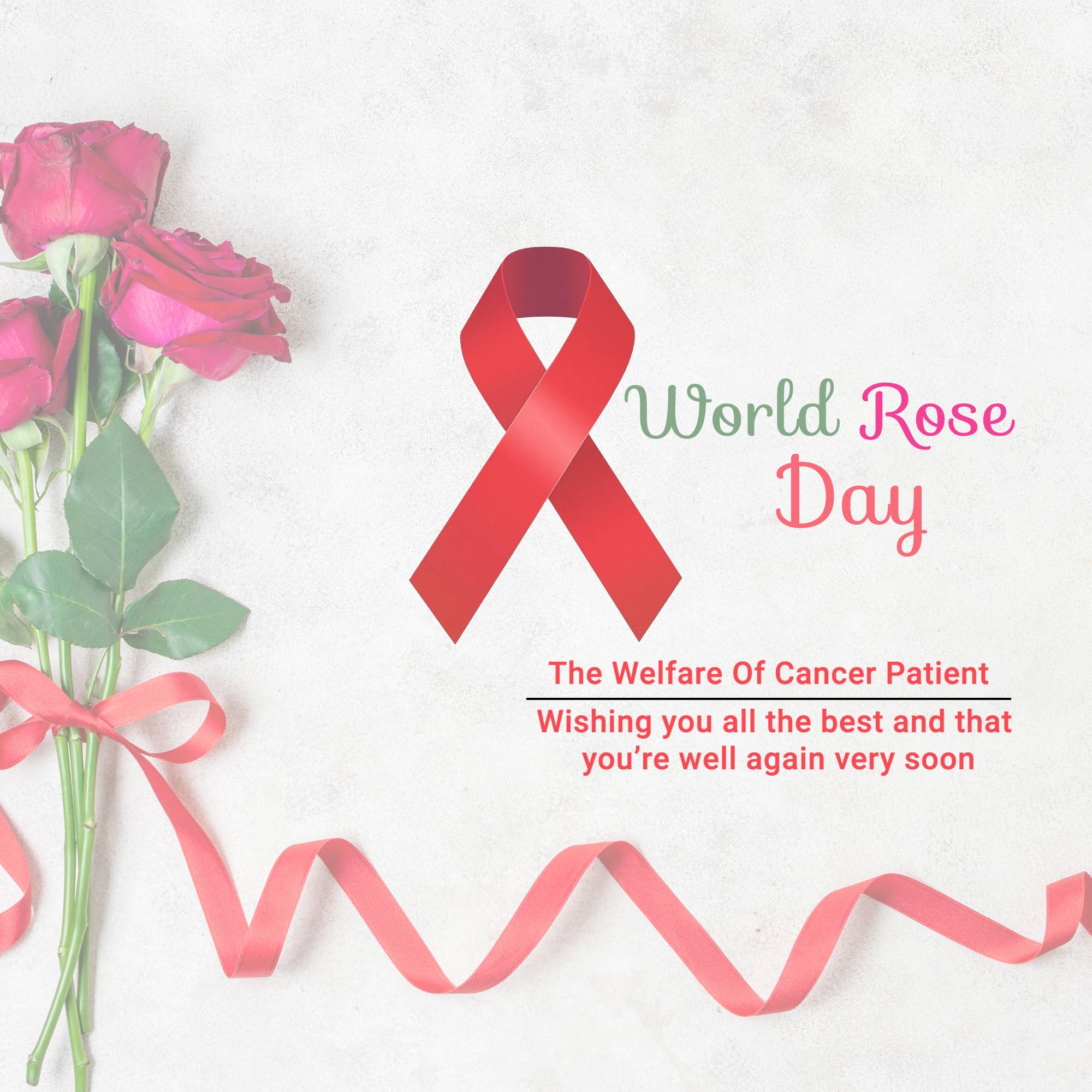 Rose day welfare of cancer patients