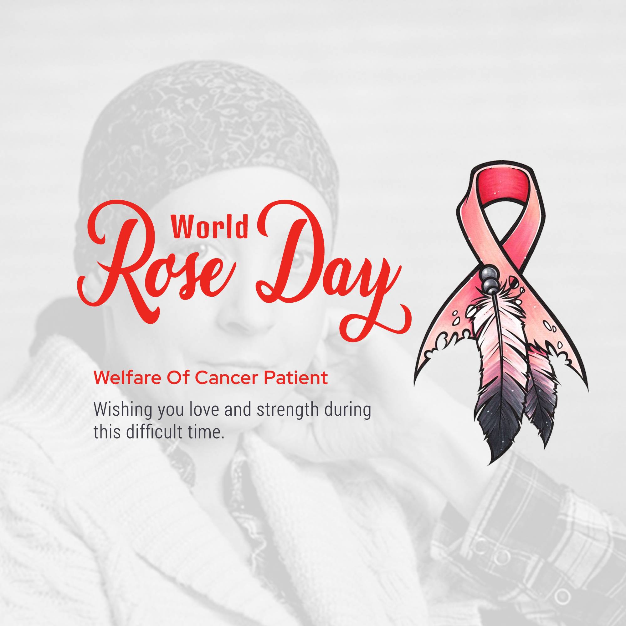 Rose day welfare of cancer patients