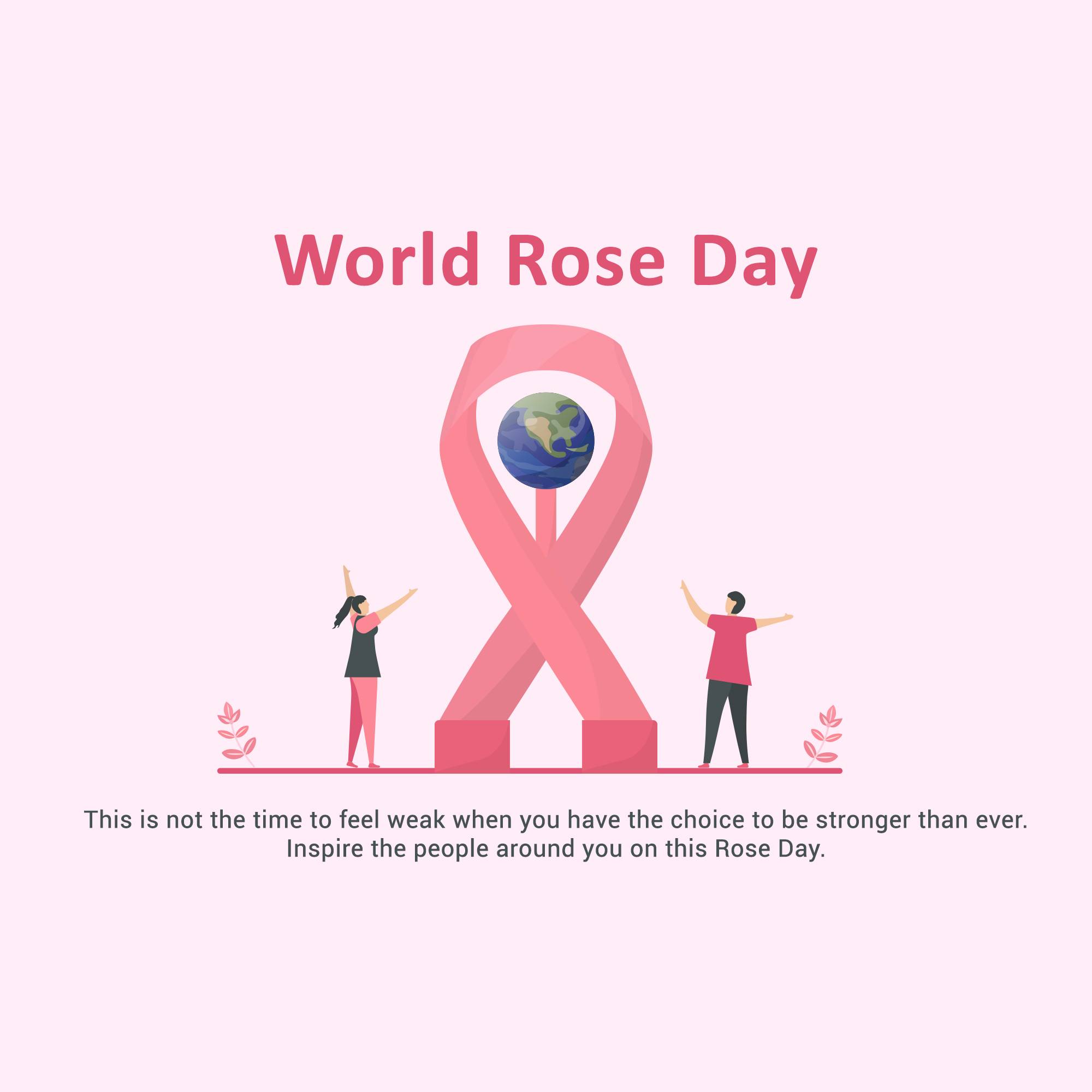 Rose day welfare of cancer patients