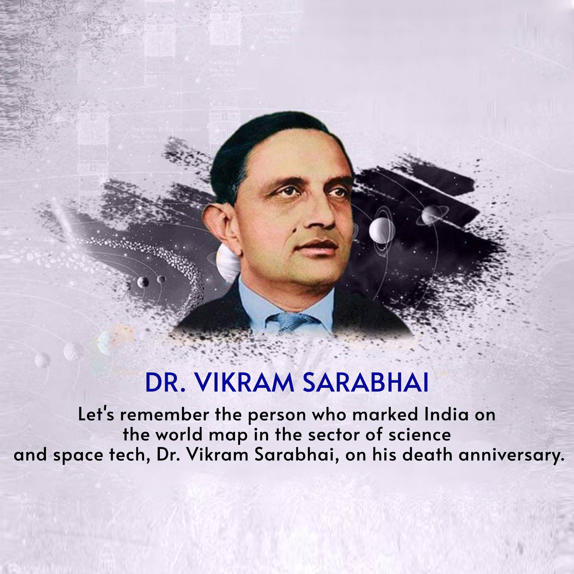 Dr Vikram Sarabhai Punyatithi