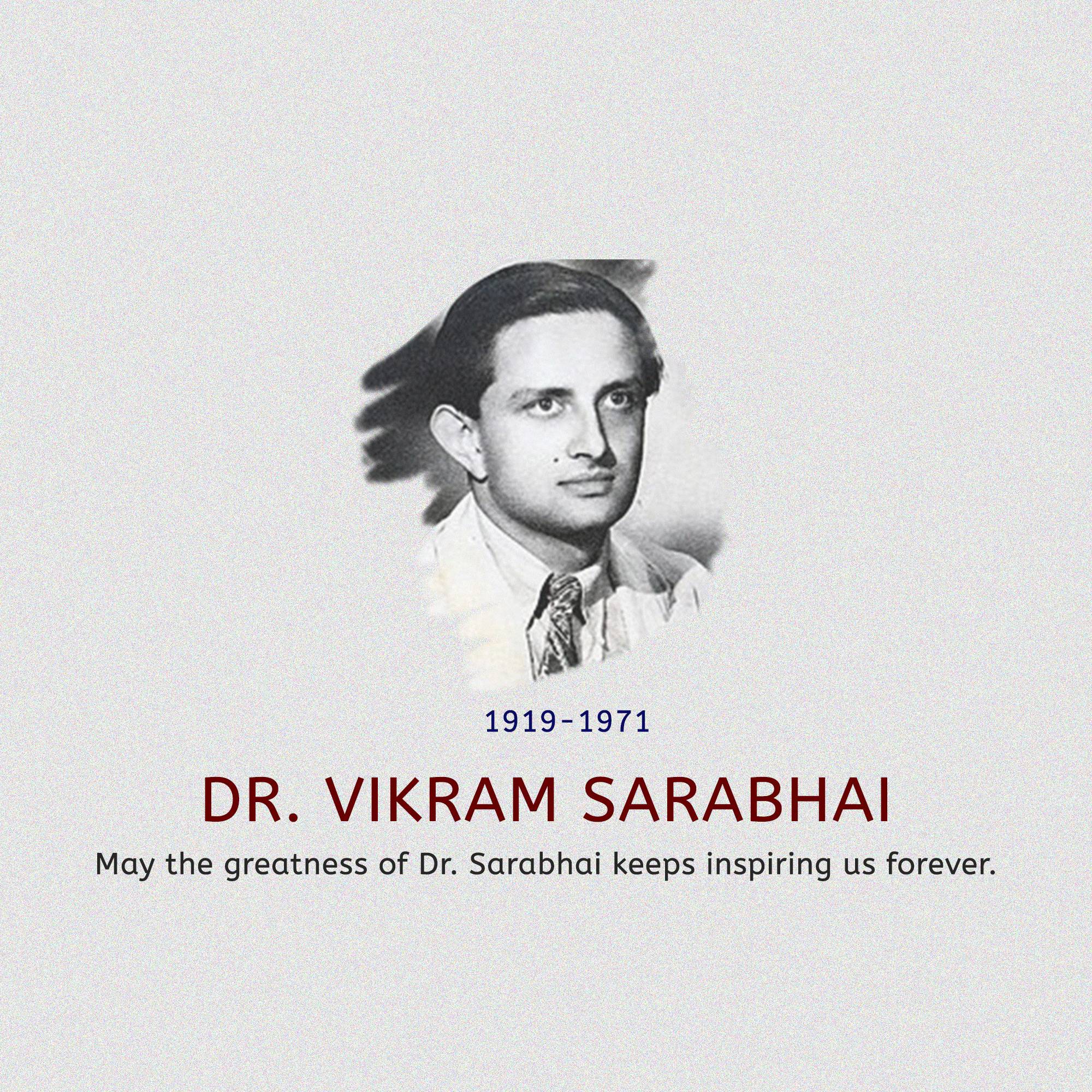 Dr Vikram Sarabhai Punyatithi