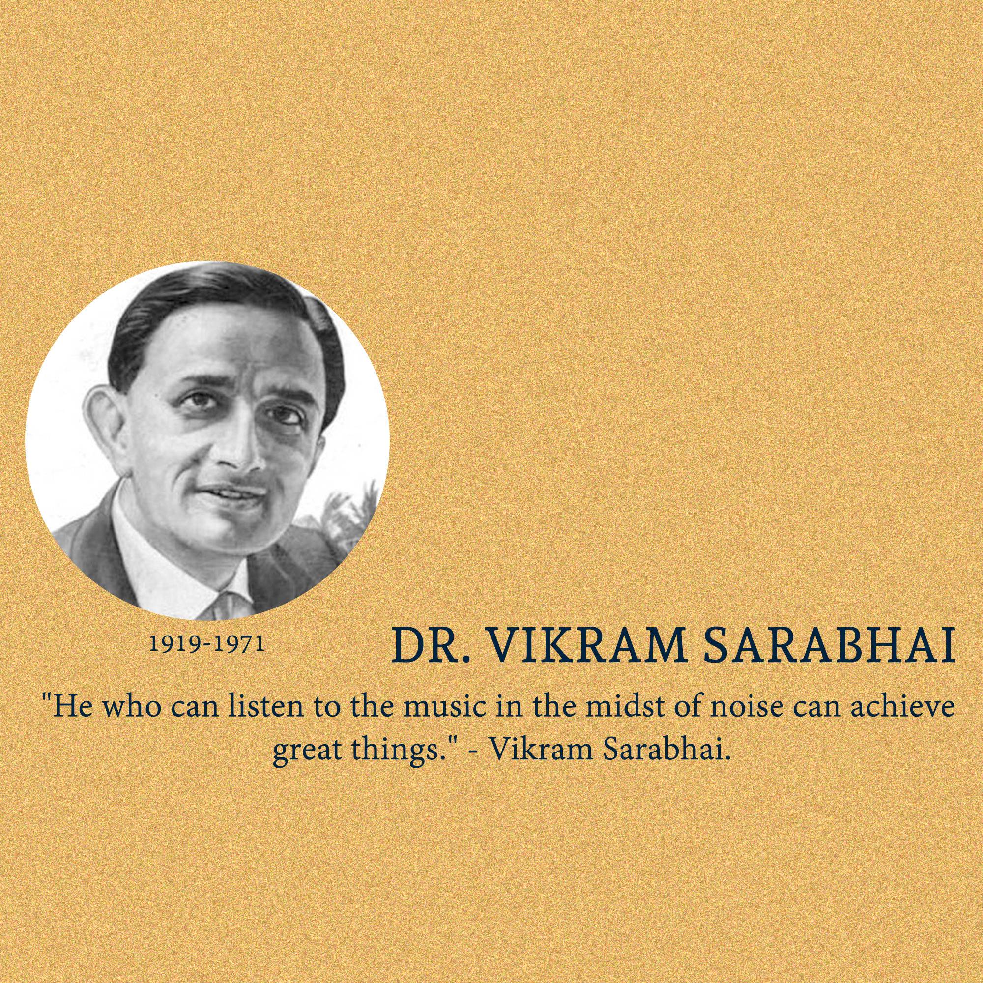 Dr Vikram Sarabhai Punyatithi