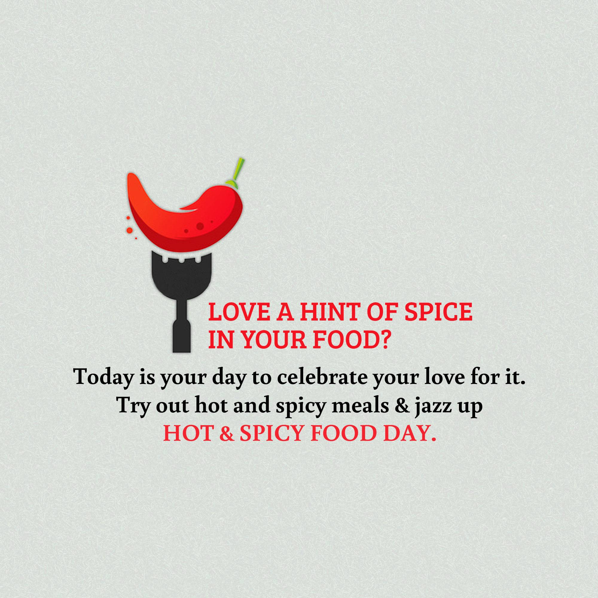International Hot & Spicy Food Day