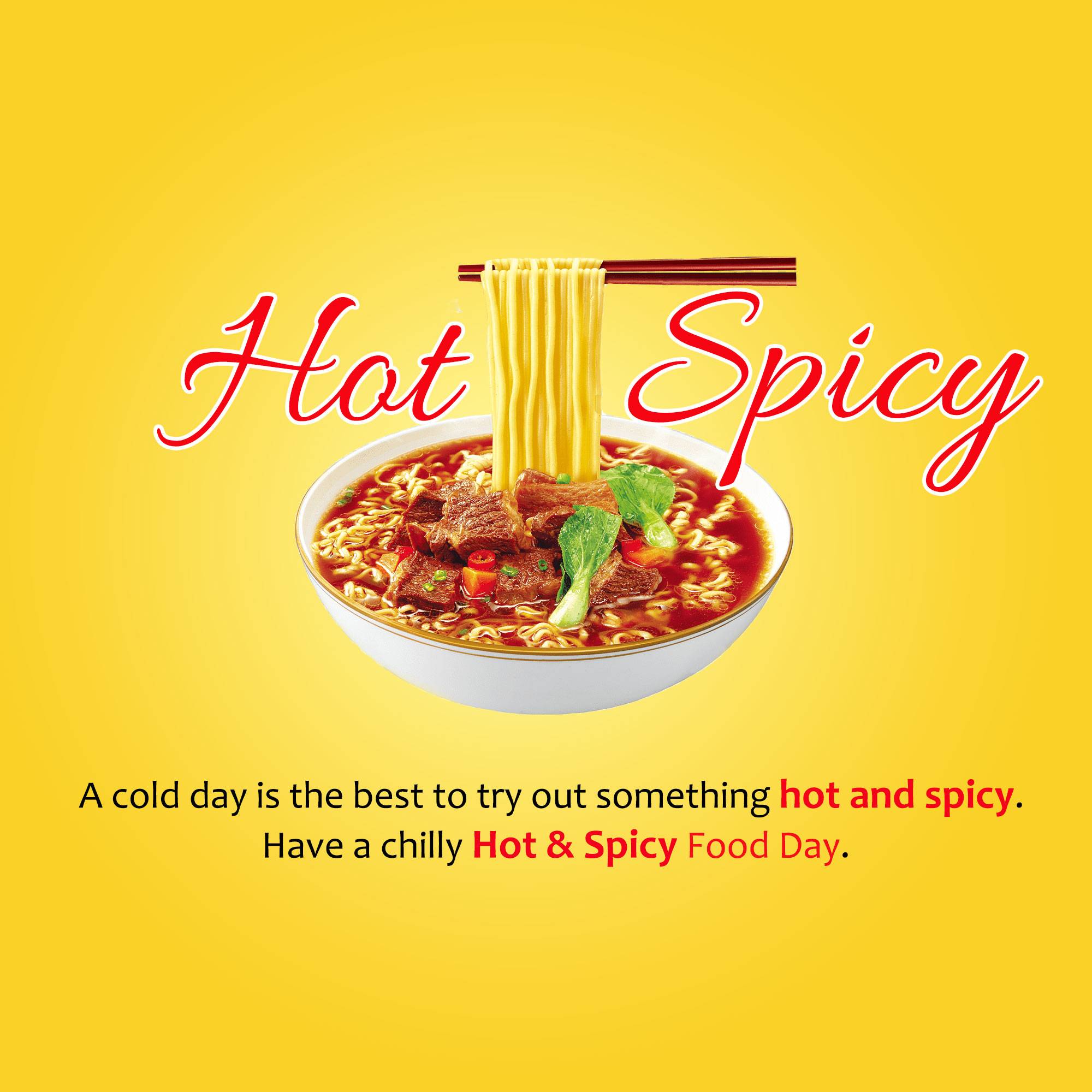 International Hot & Spicy Food Day