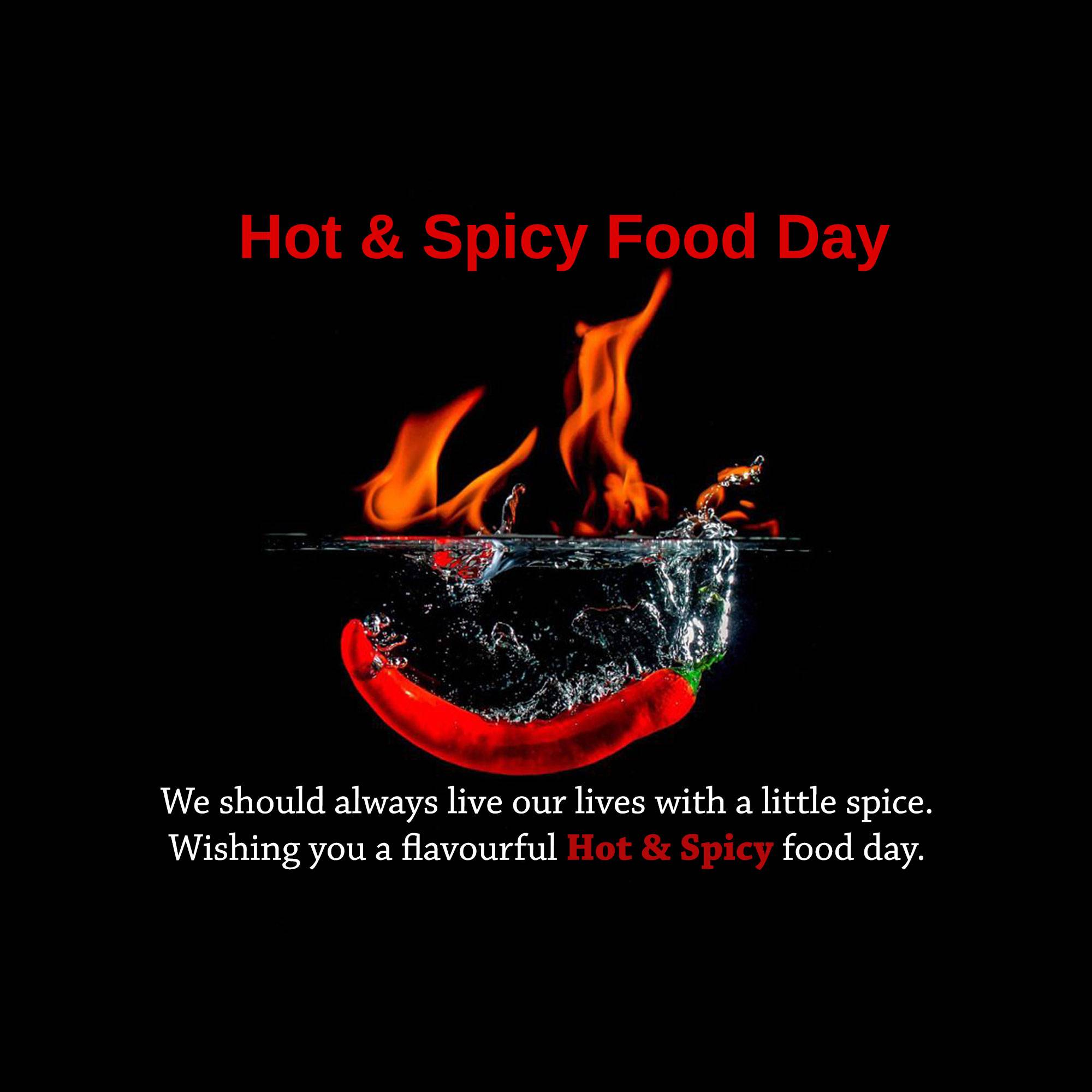 International Hot & Spicy Food Day