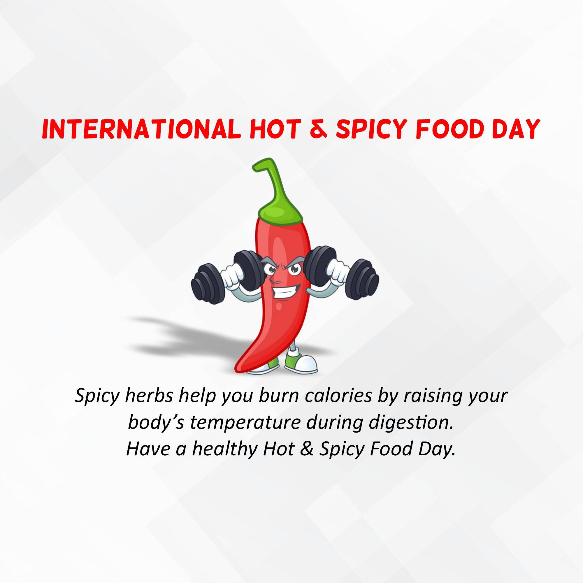 International Hot & Spicy Food Day