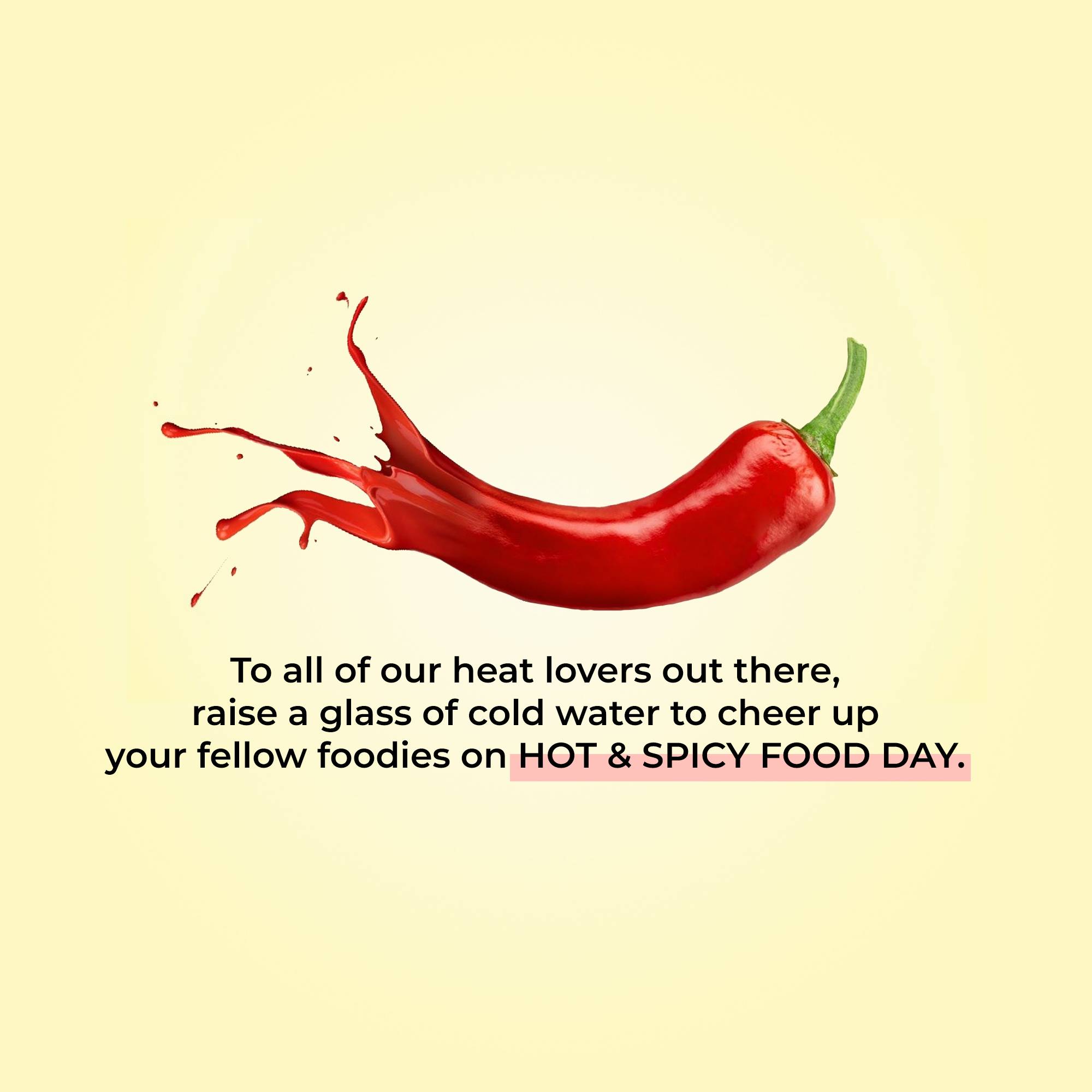 International Hot & Spicy Food Day