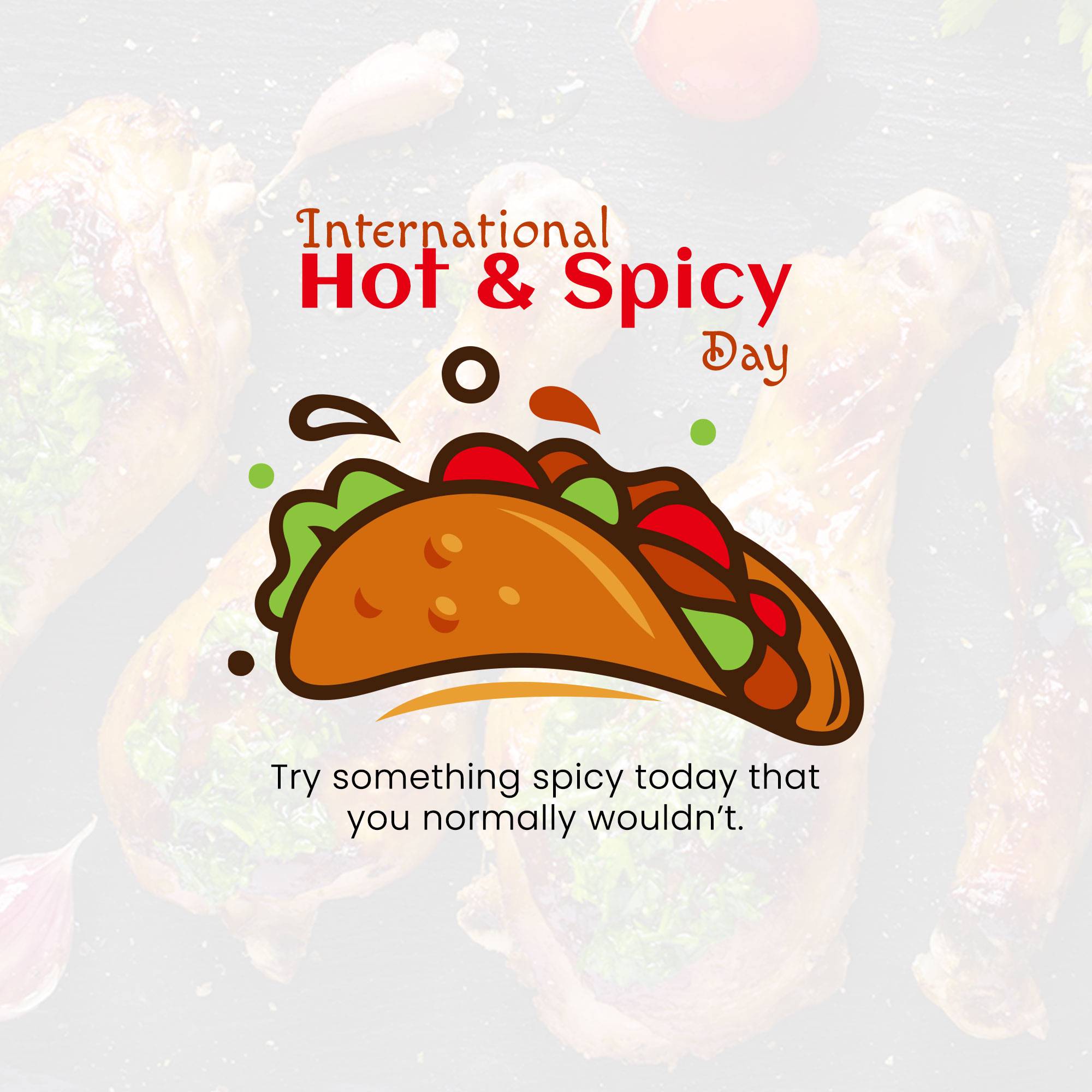 International Hot & Spicy Food Day