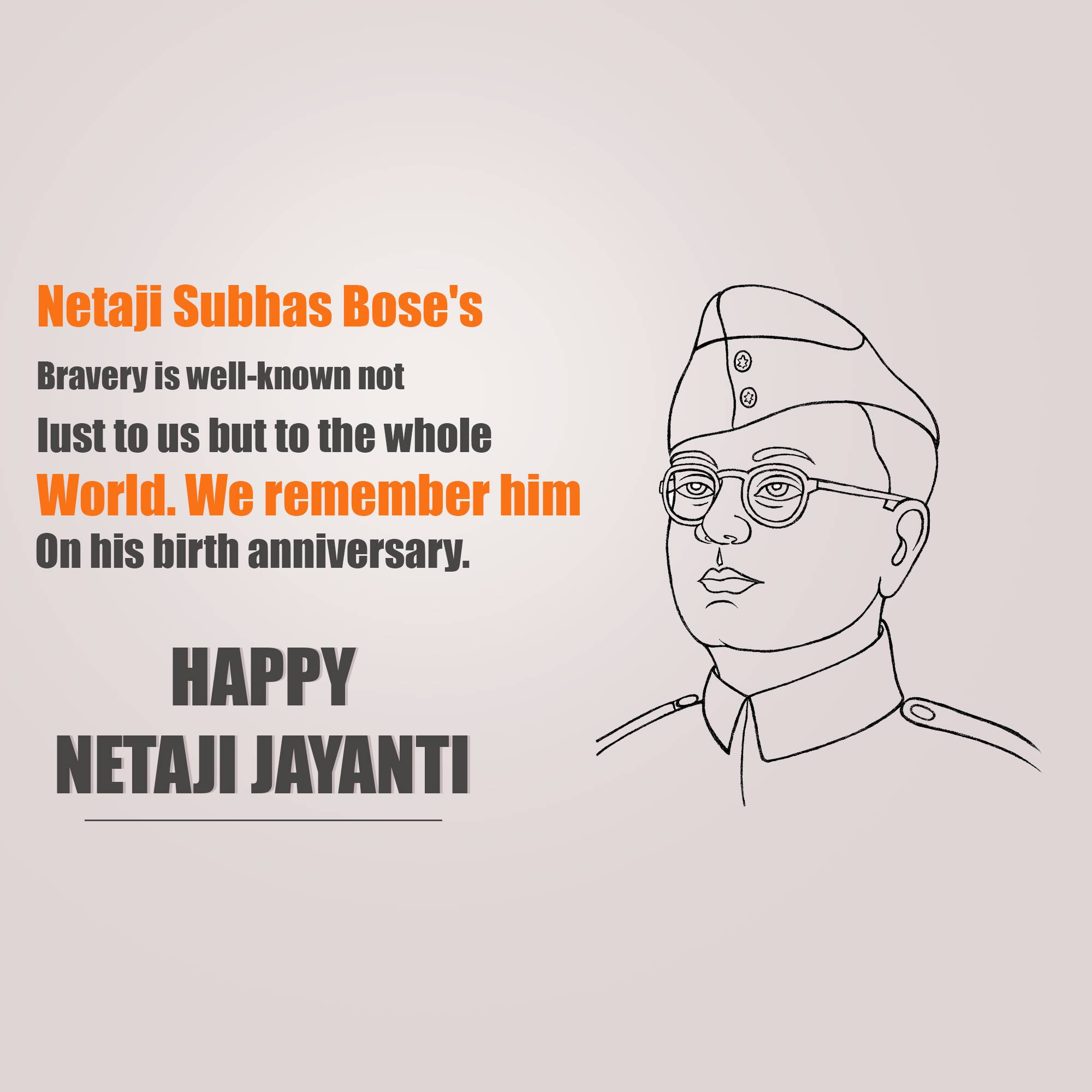 Subhash Chandra Bose Jayanti