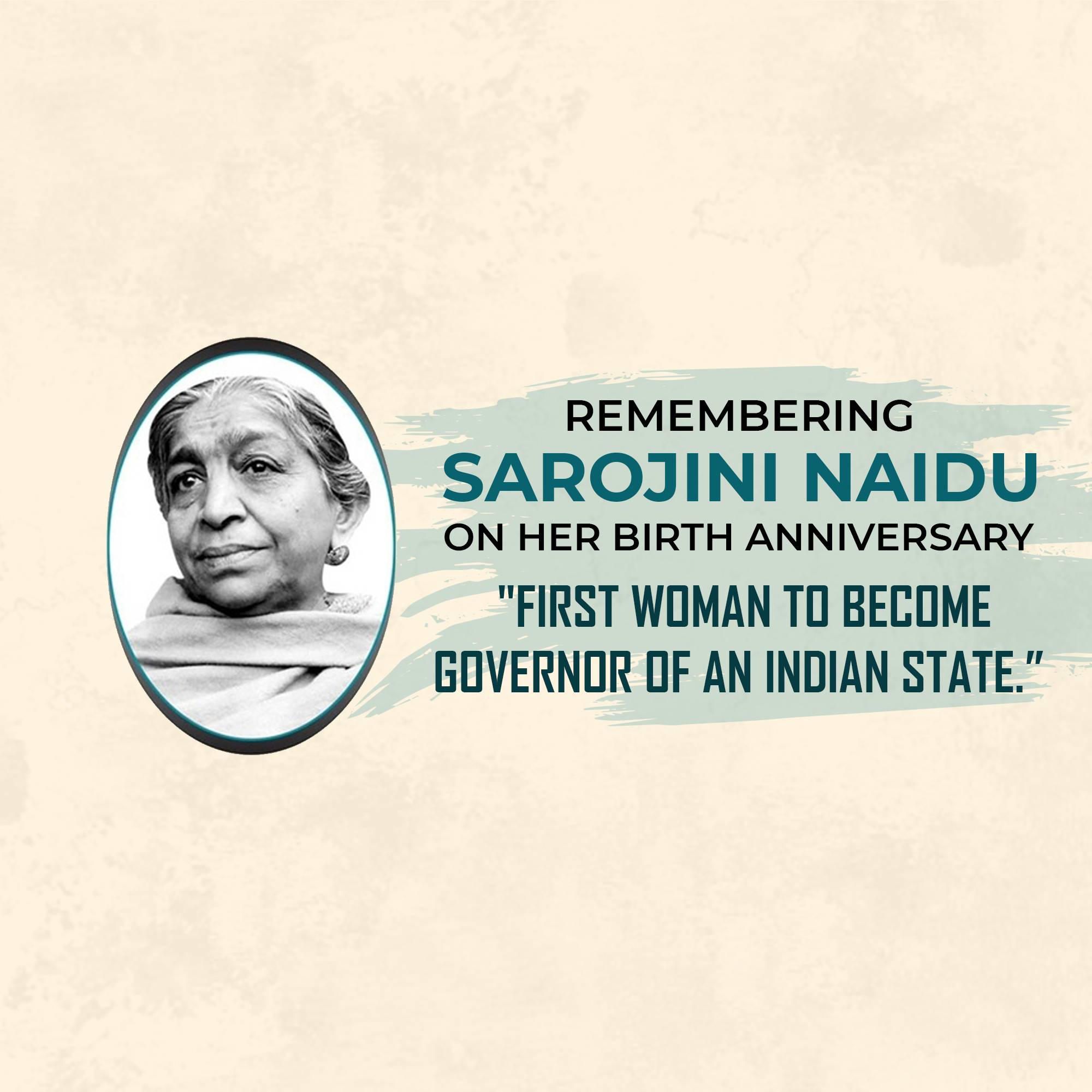 Sarojini Naidu Birth Anniversary