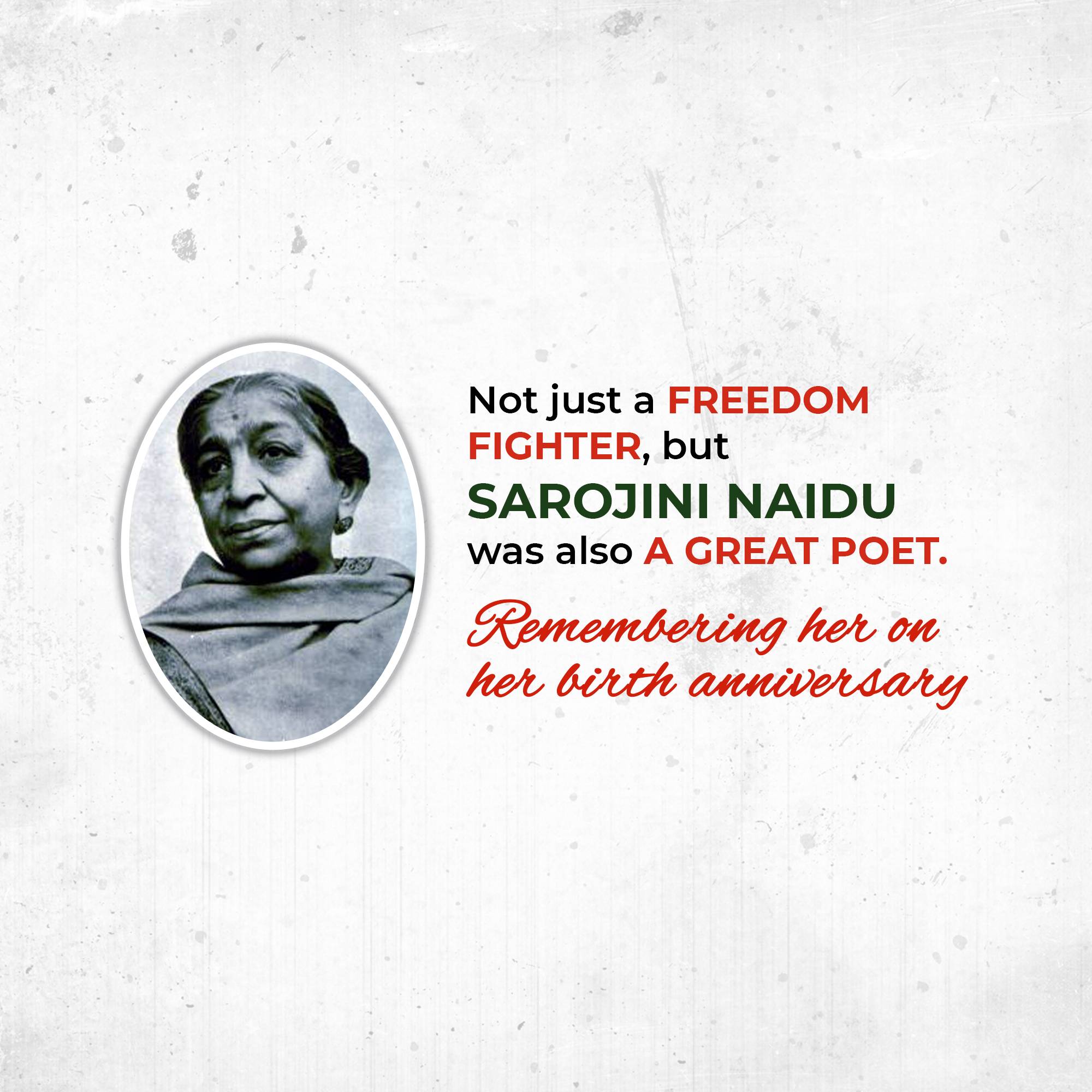 Sarojini Naidu Birth Anniversary