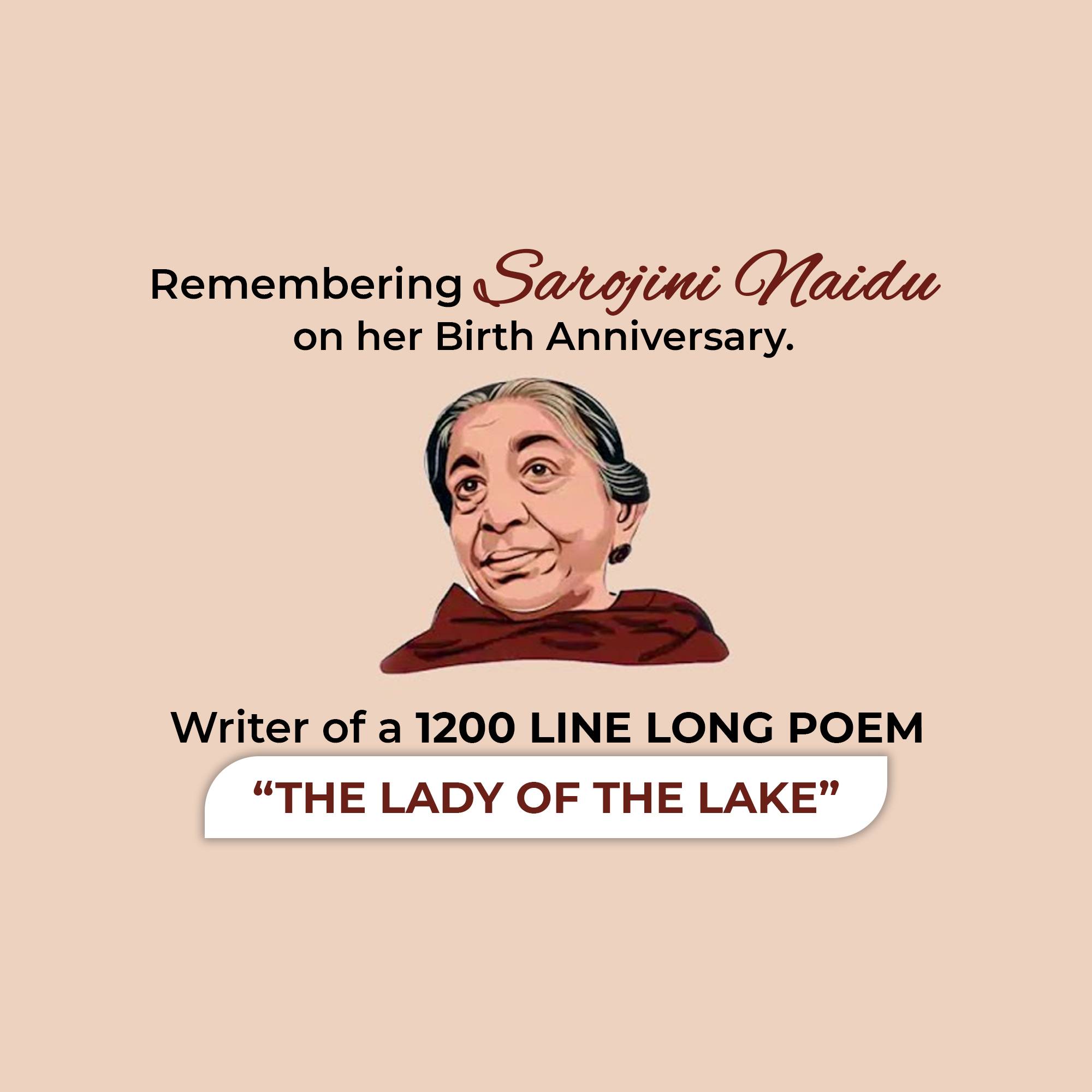 Sarojini Naidu Birth Anniversary