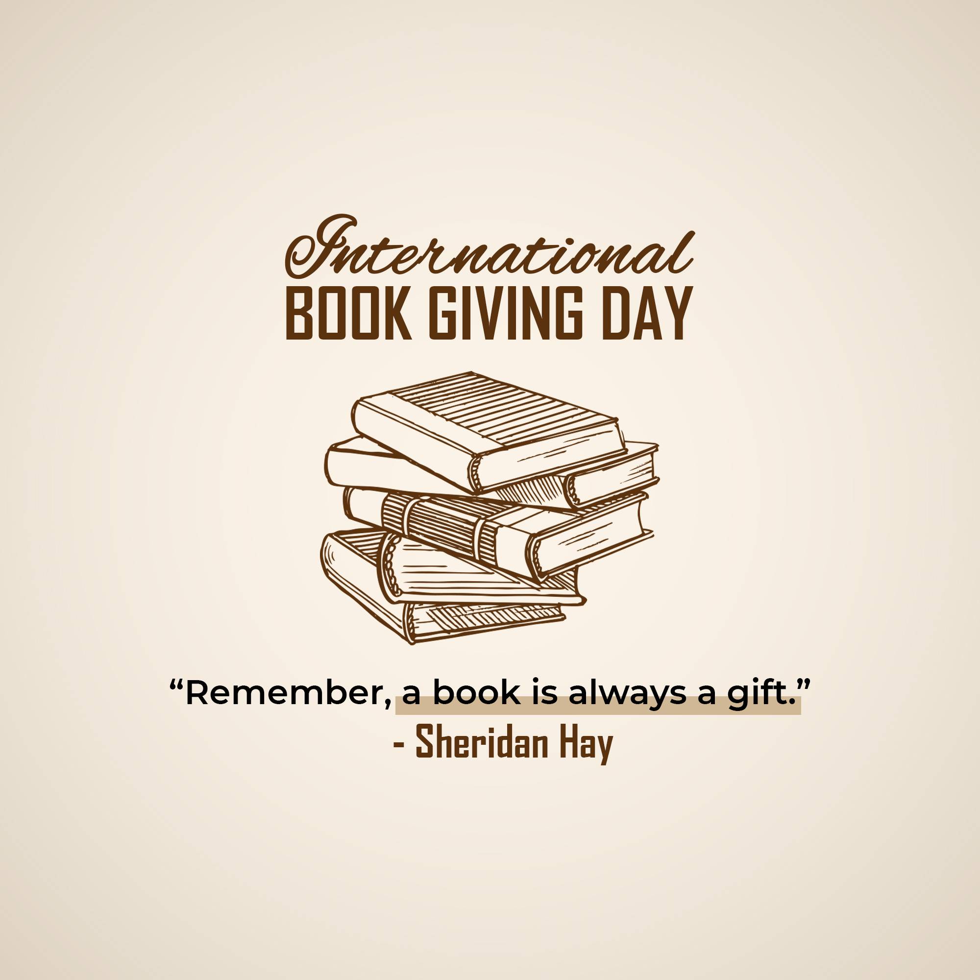 International Book Giving Day