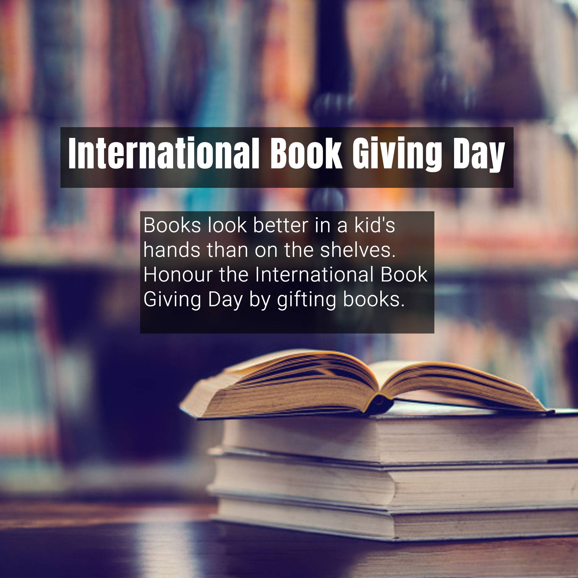 International Book Giving Day