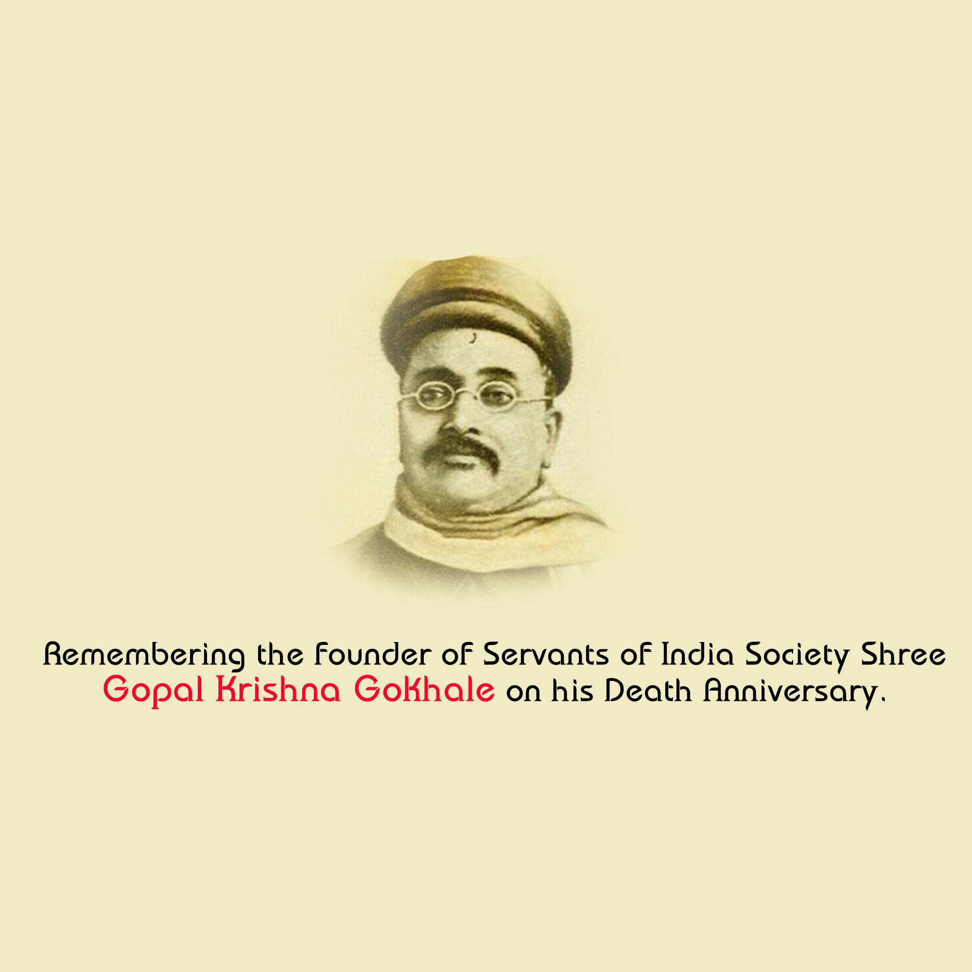 Gopal Krishna Gokhale Punyatithi