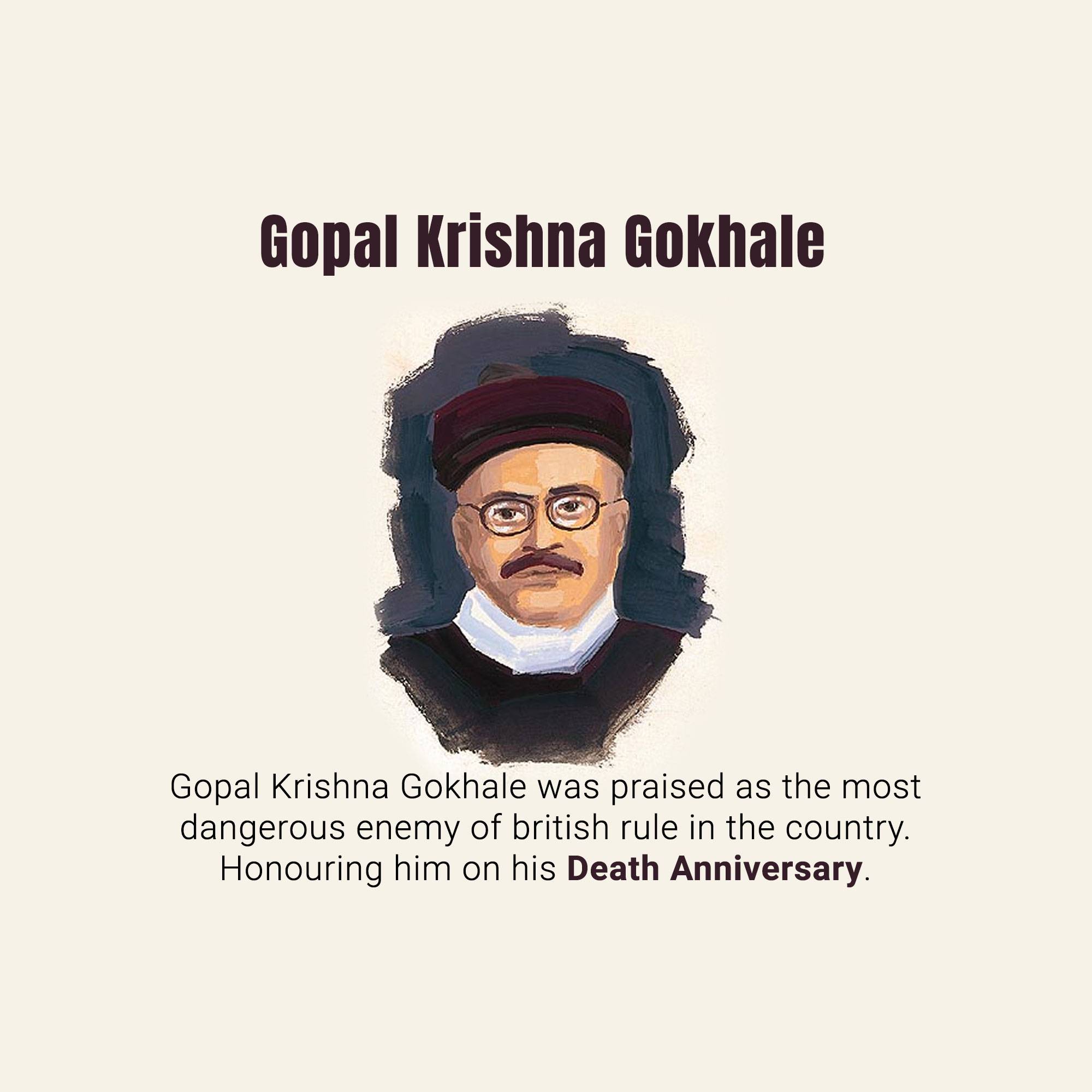 Gopal Krishna Gokhale Punyatithi
