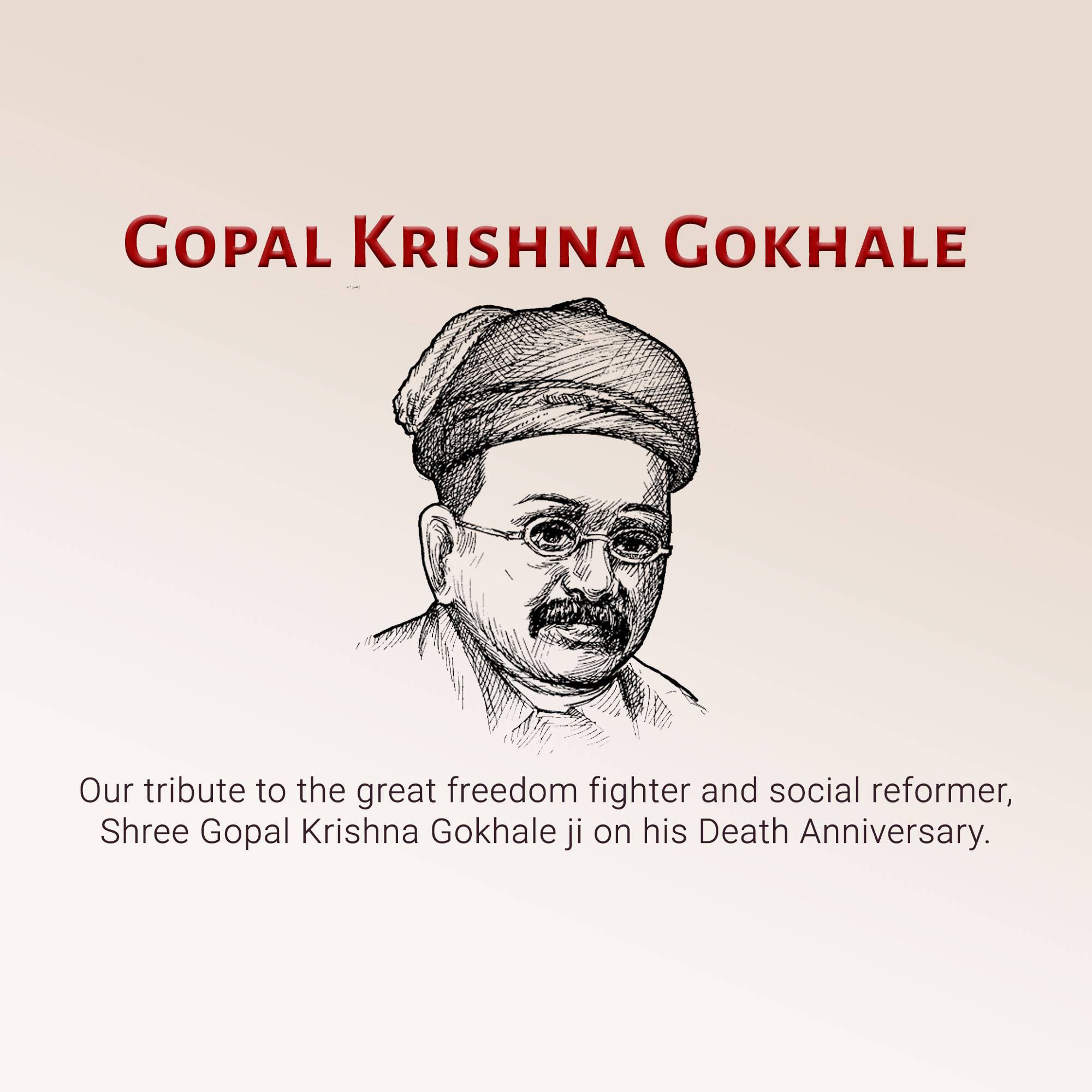 Gopal Krishna Gokhale Punyatithi