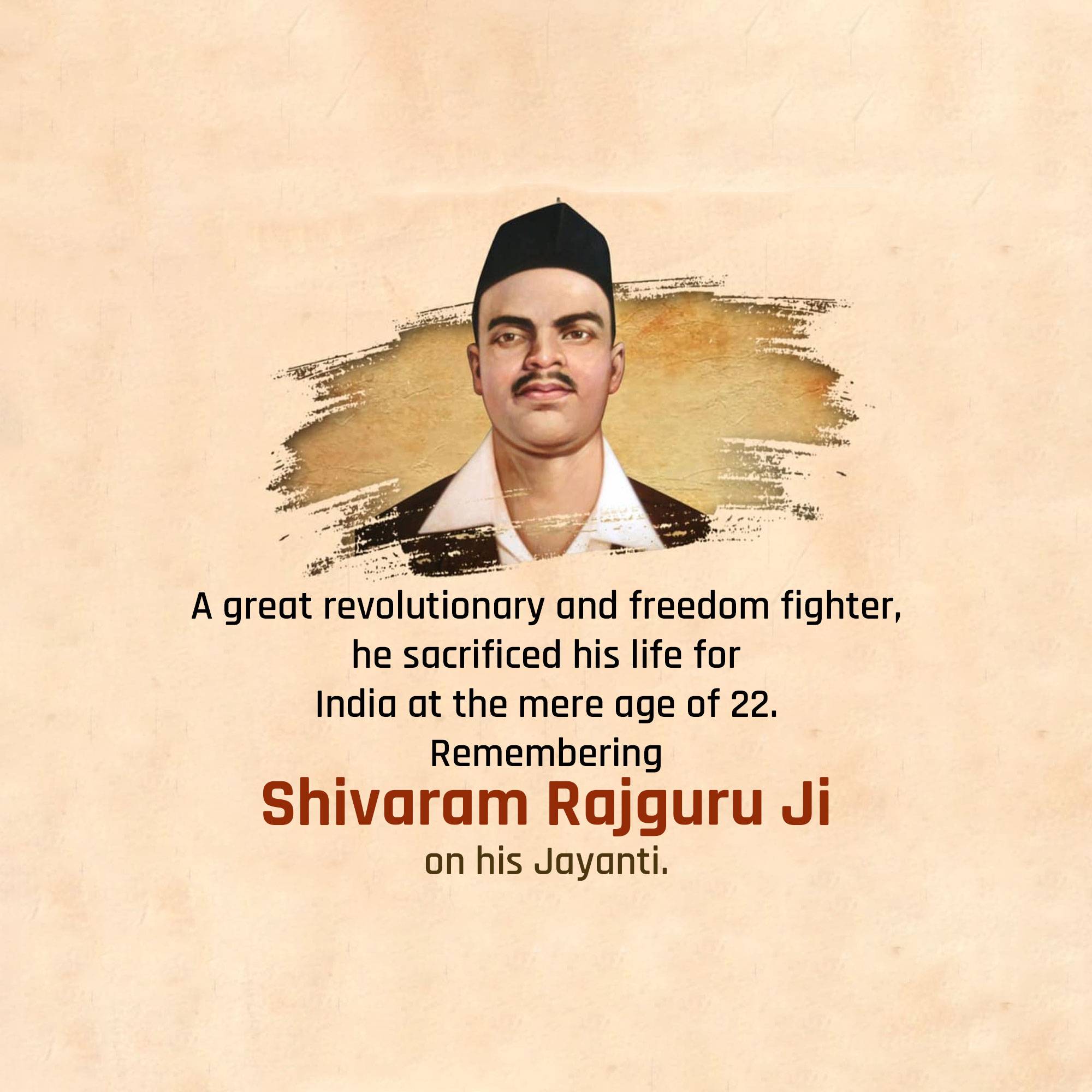Shivaram Rajguru Jayanti