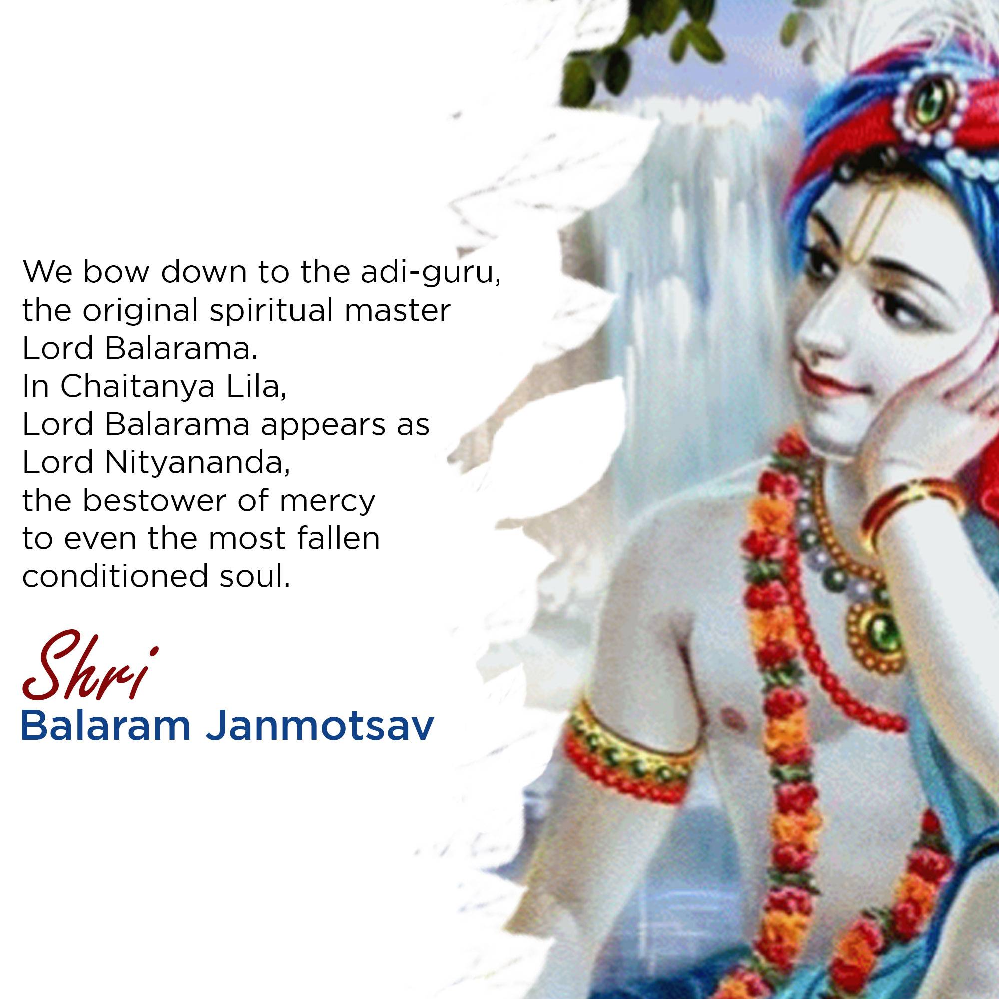 Lord Balarama Jayanti