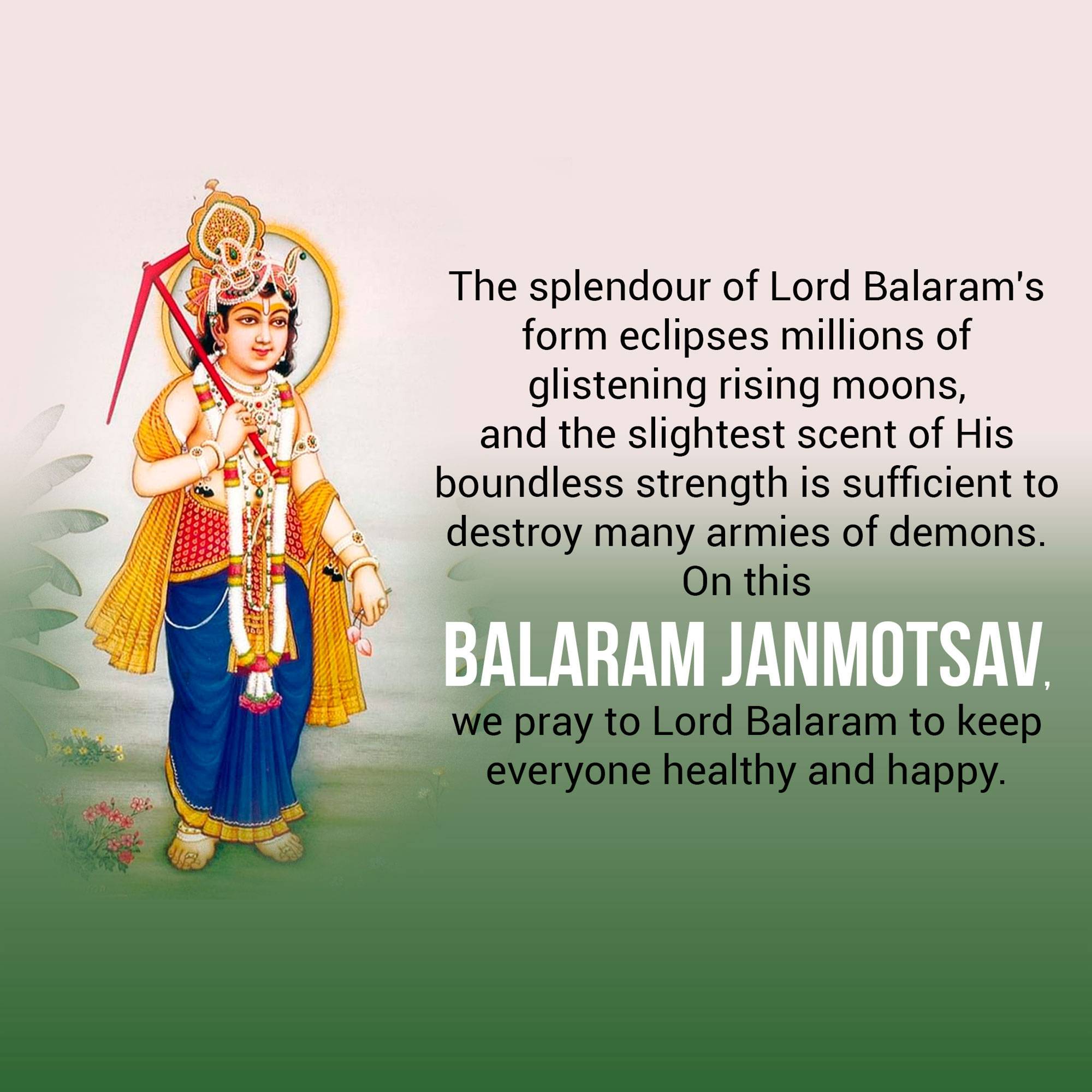Lord Balarama Jayanti