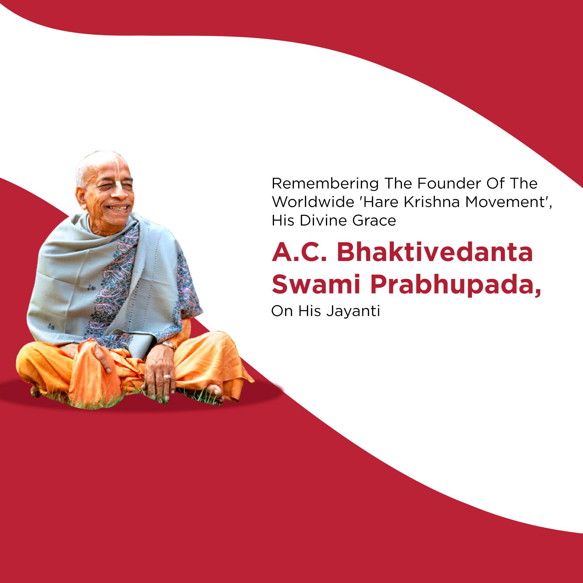 A. C. Bhaktivedanta Swami Prabhupada