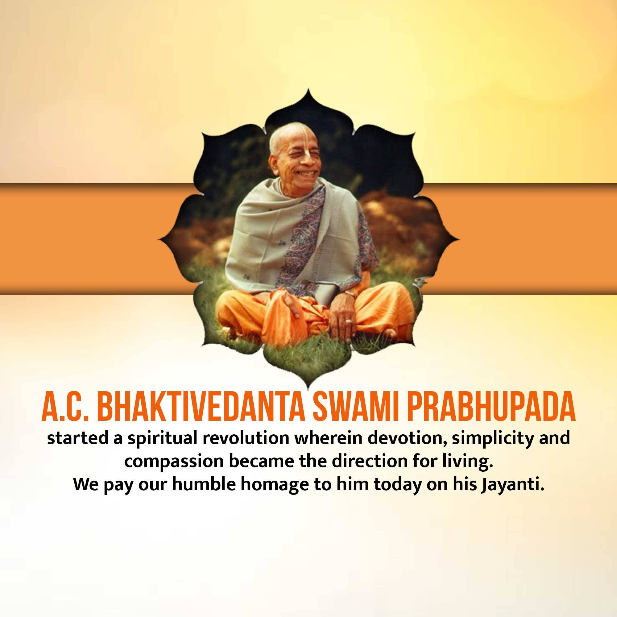 A. C. Bhaktivedanta Swami Prabhupada