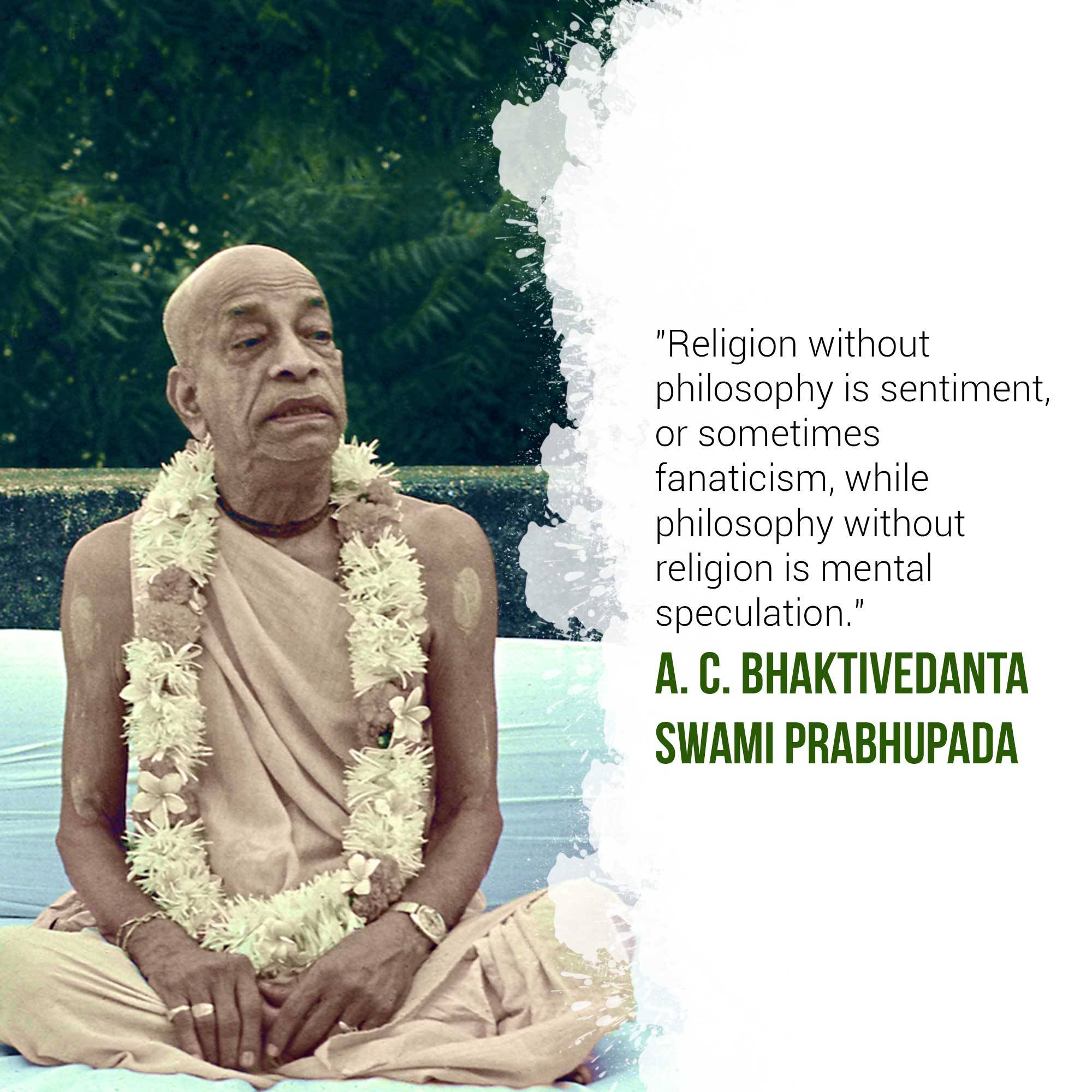 A. C. Bhaktivedanta Swami Prabhupada