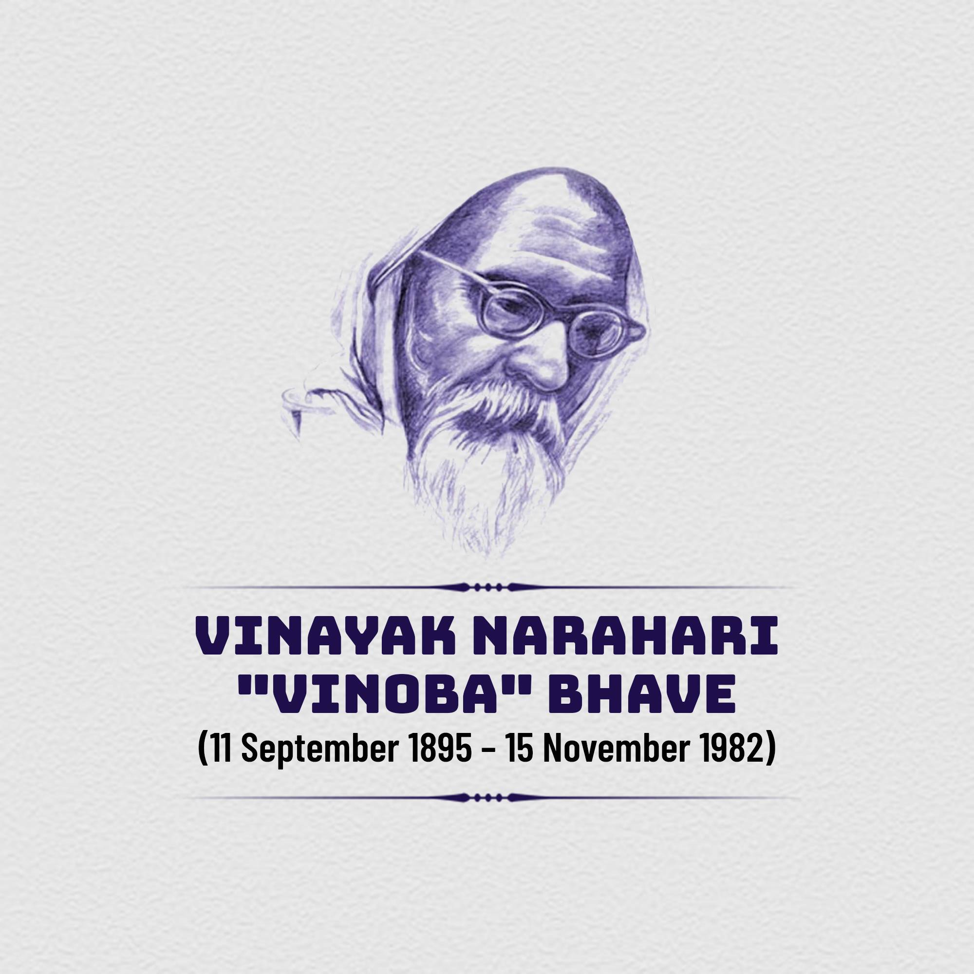 Vinoba Bhave Jayanti
