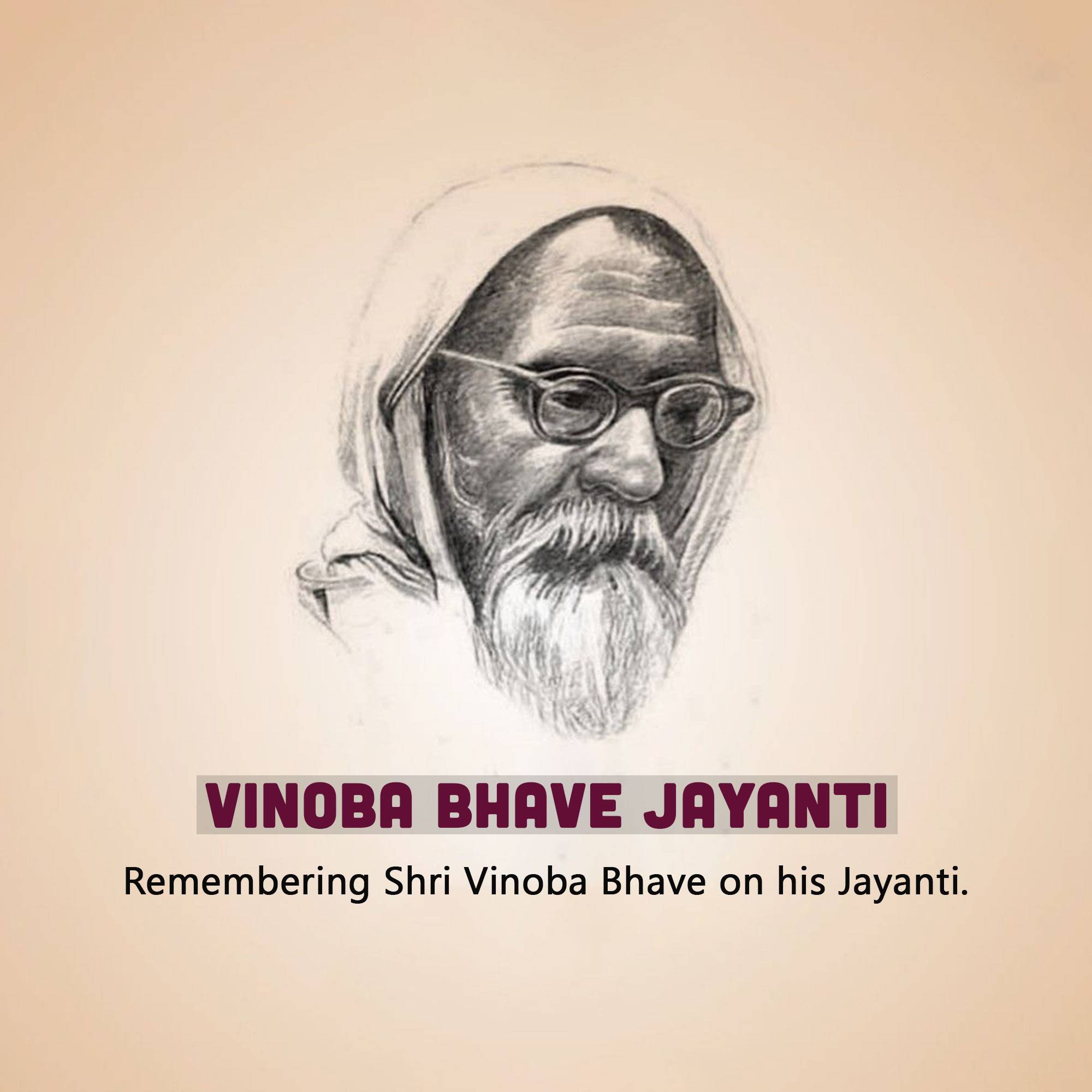 Vinoba Bhave Jayanti