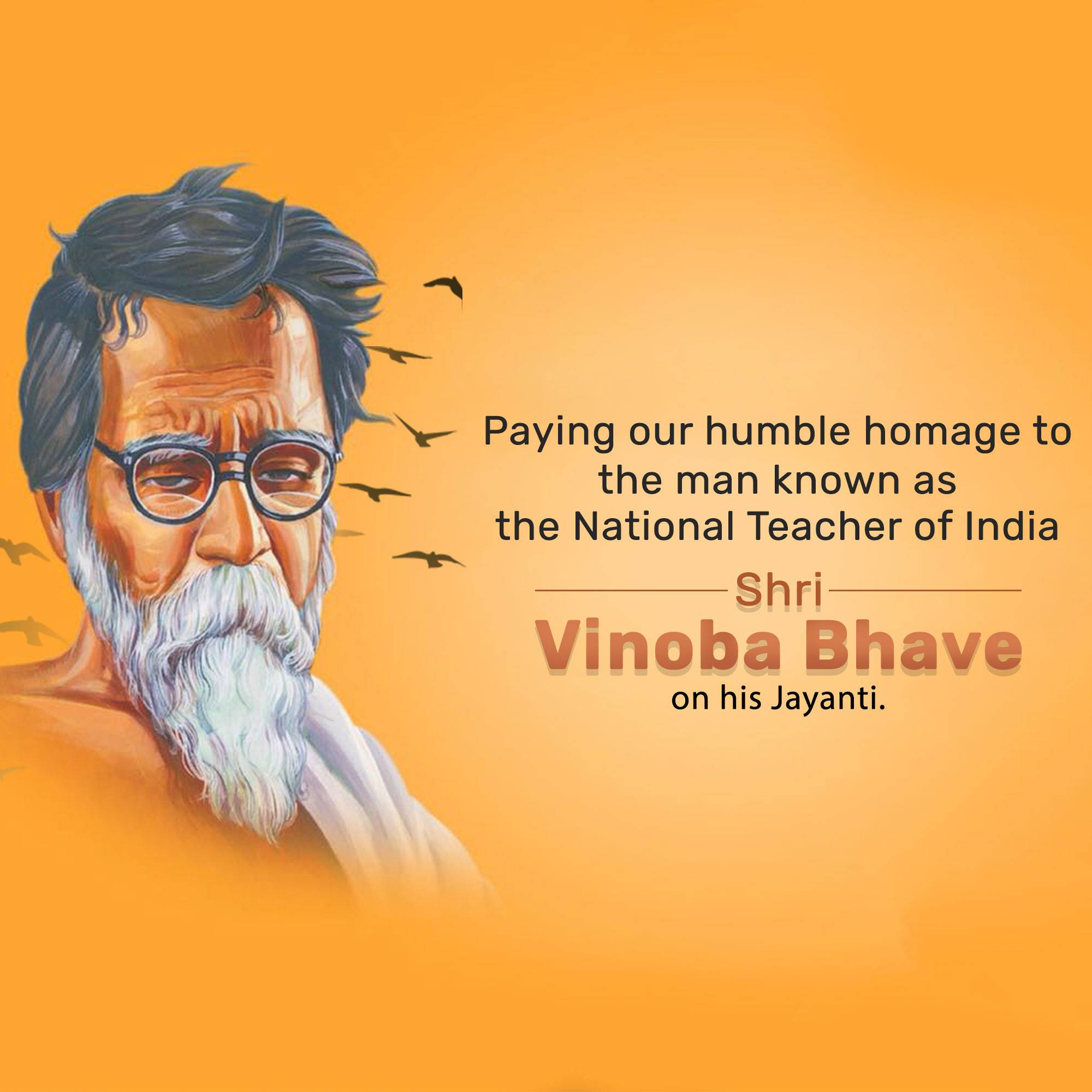 Vinoba Bhave Jayanti