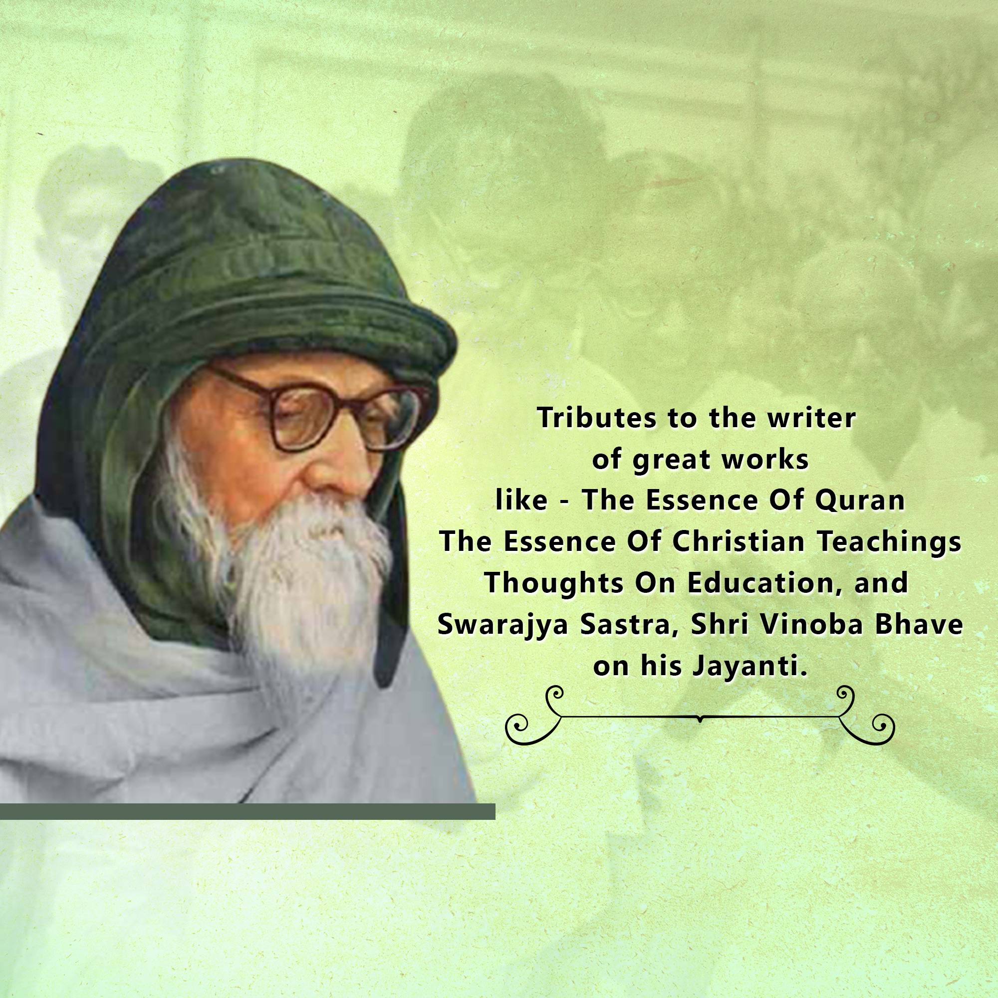 Vinoba Bhave Jayanti