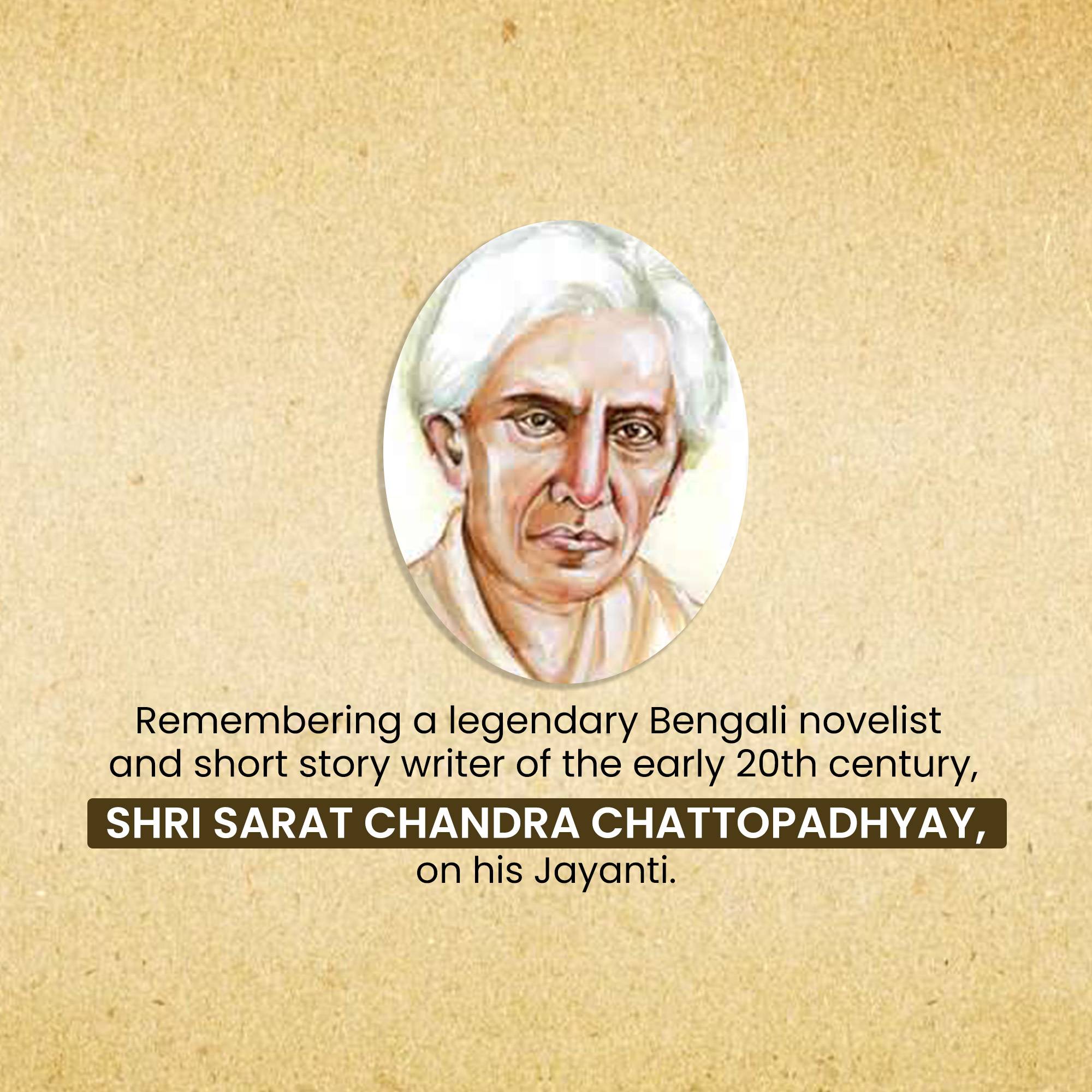 Sarat Chandra Chattopadhyay Jayanti