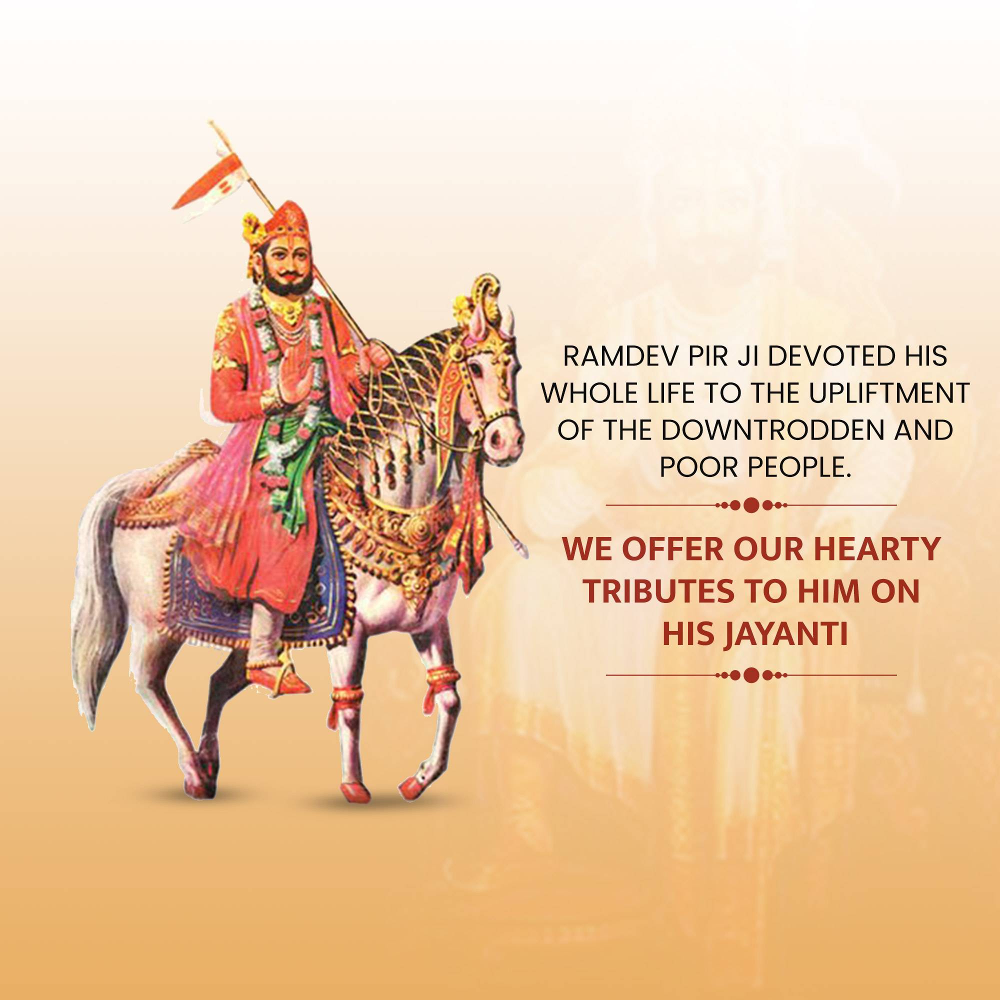 Ramdev Pir Jayanti