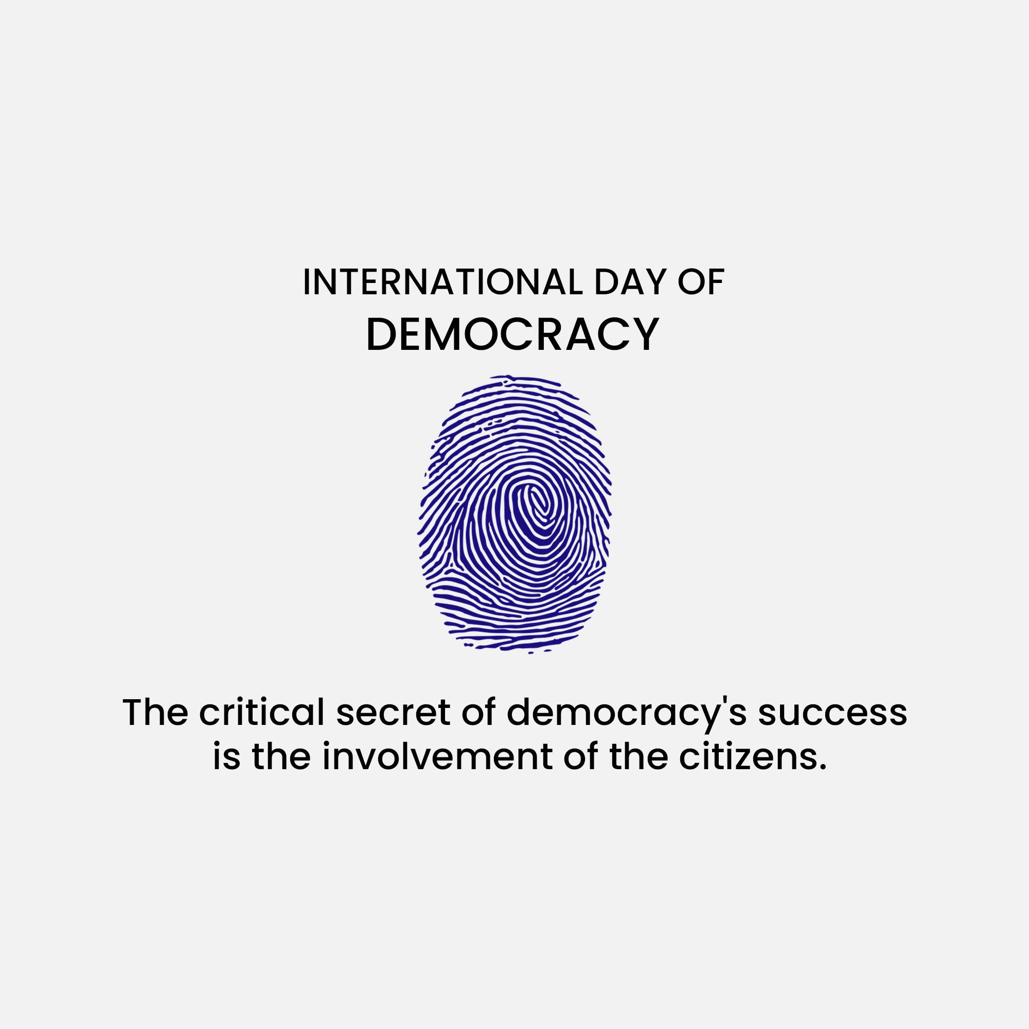 International Day of Democracy