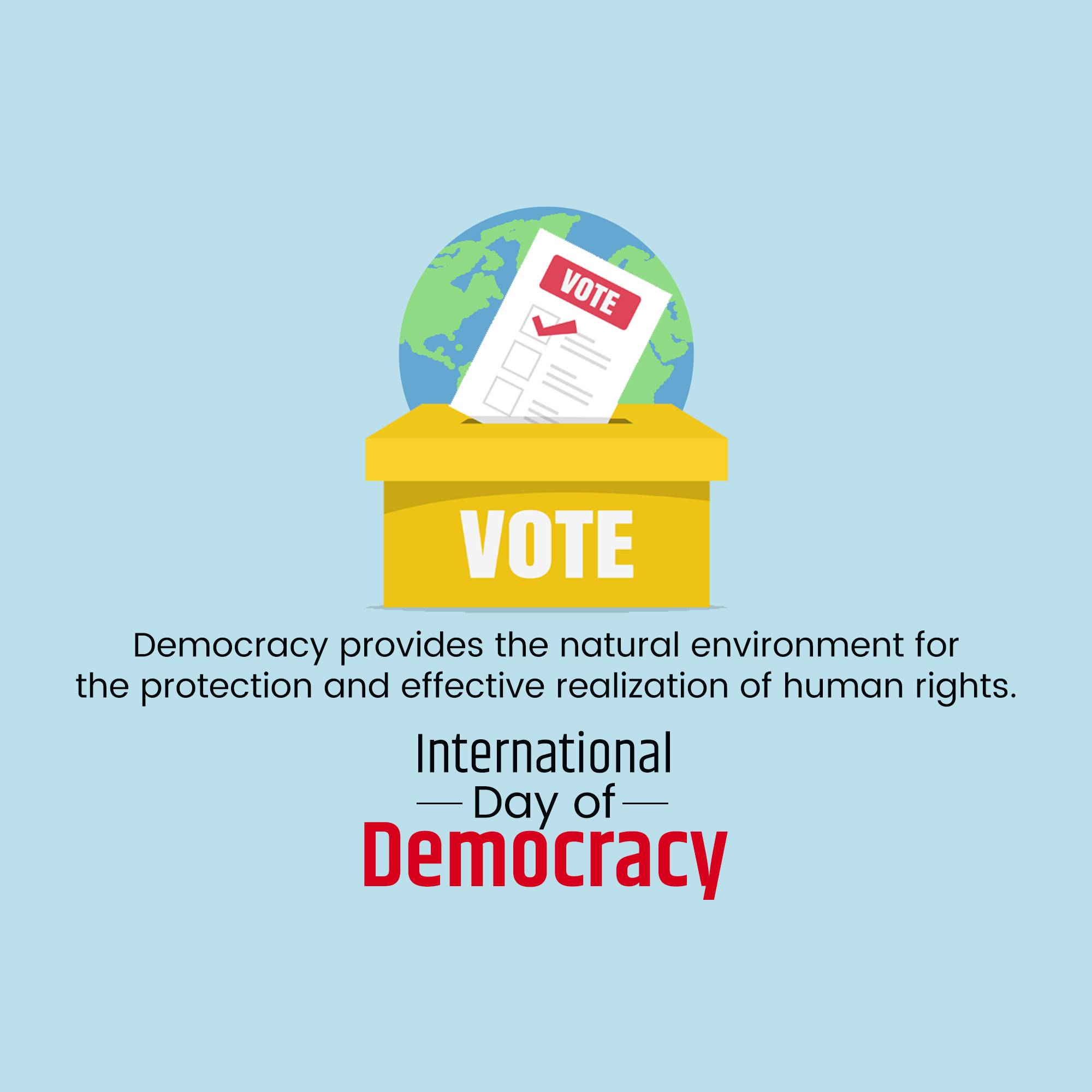 International Day of Democracy