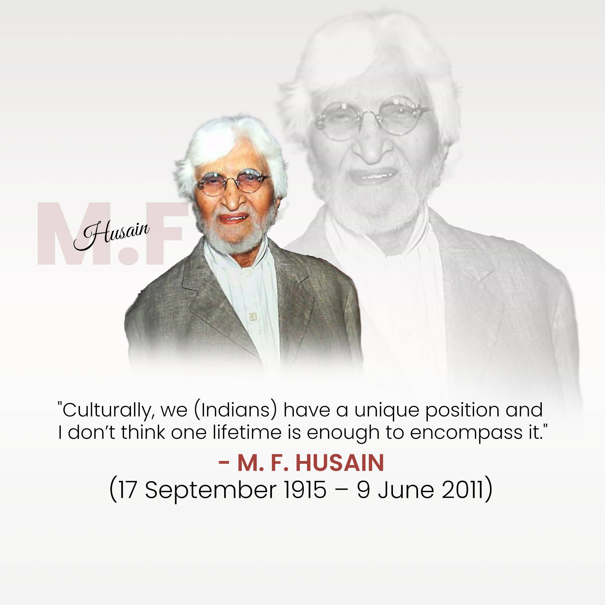 M. F. Husain Jayanti