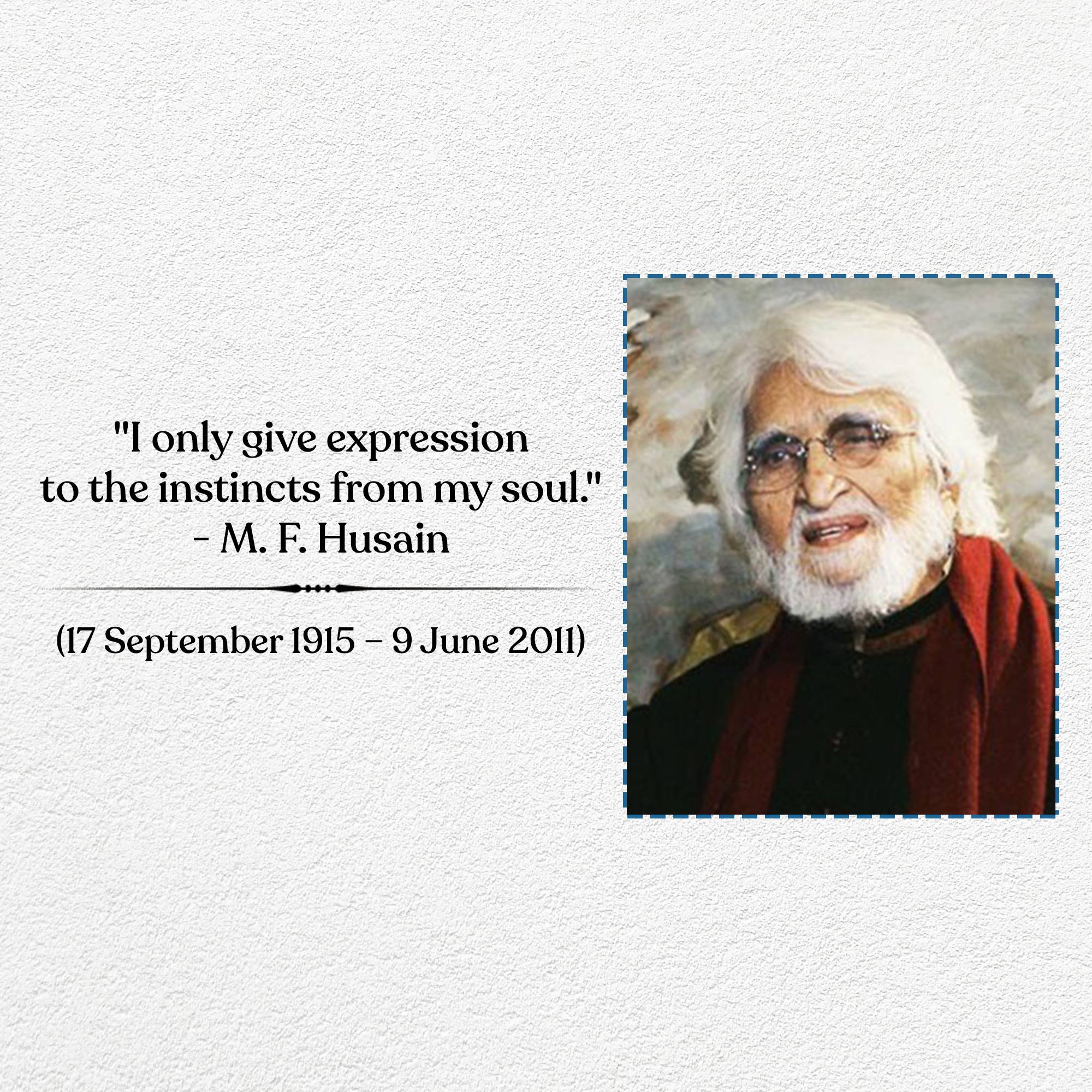 M. F. Husain Jayanti