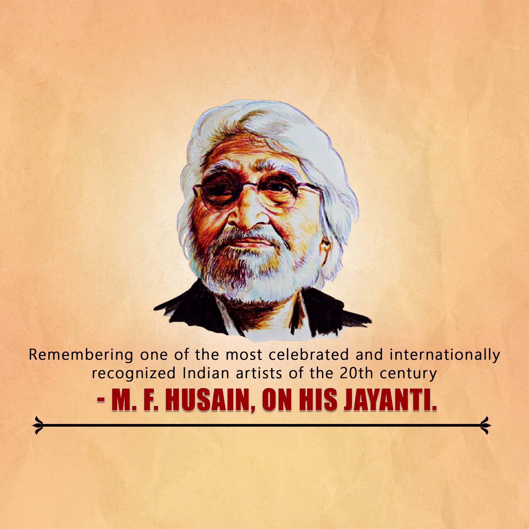 M. F. Husain Jayanti