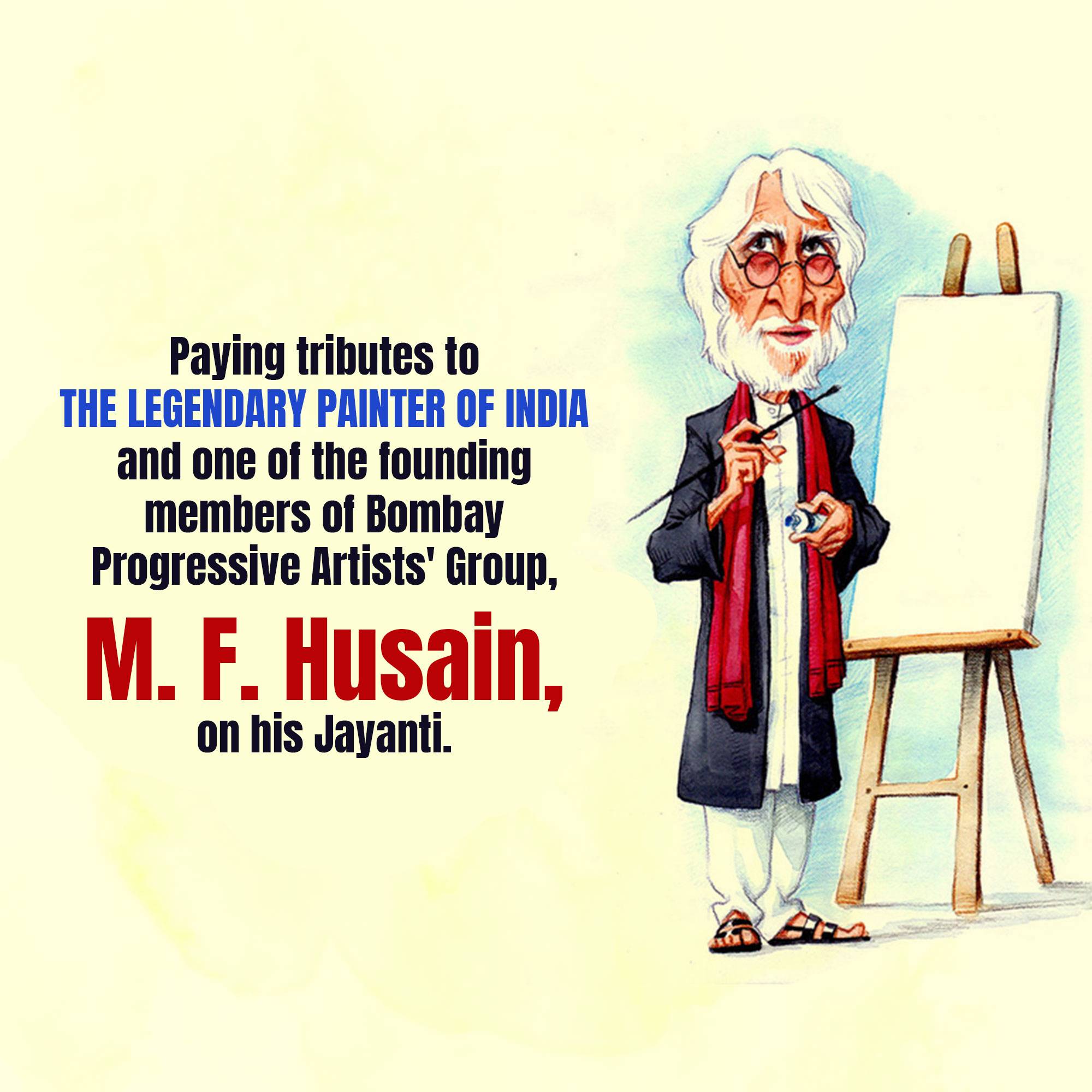 M. F. Husain Jayanti