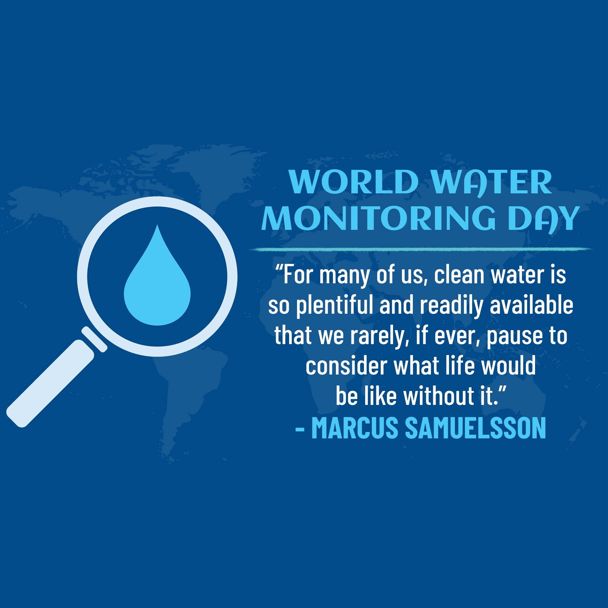 World Water Monitoring Day
