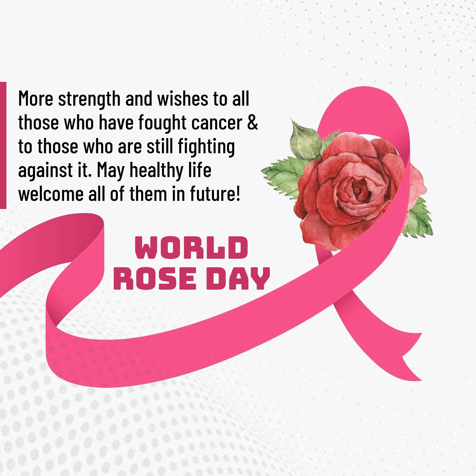 Rose day welfare of cancer patients