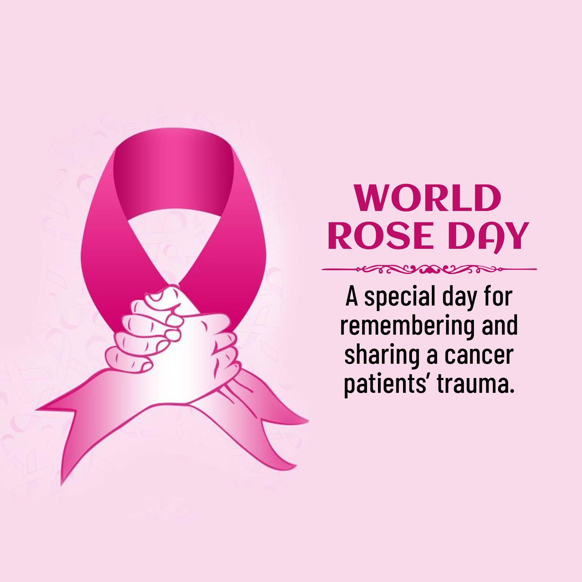 Rose day welfare of cancer patients