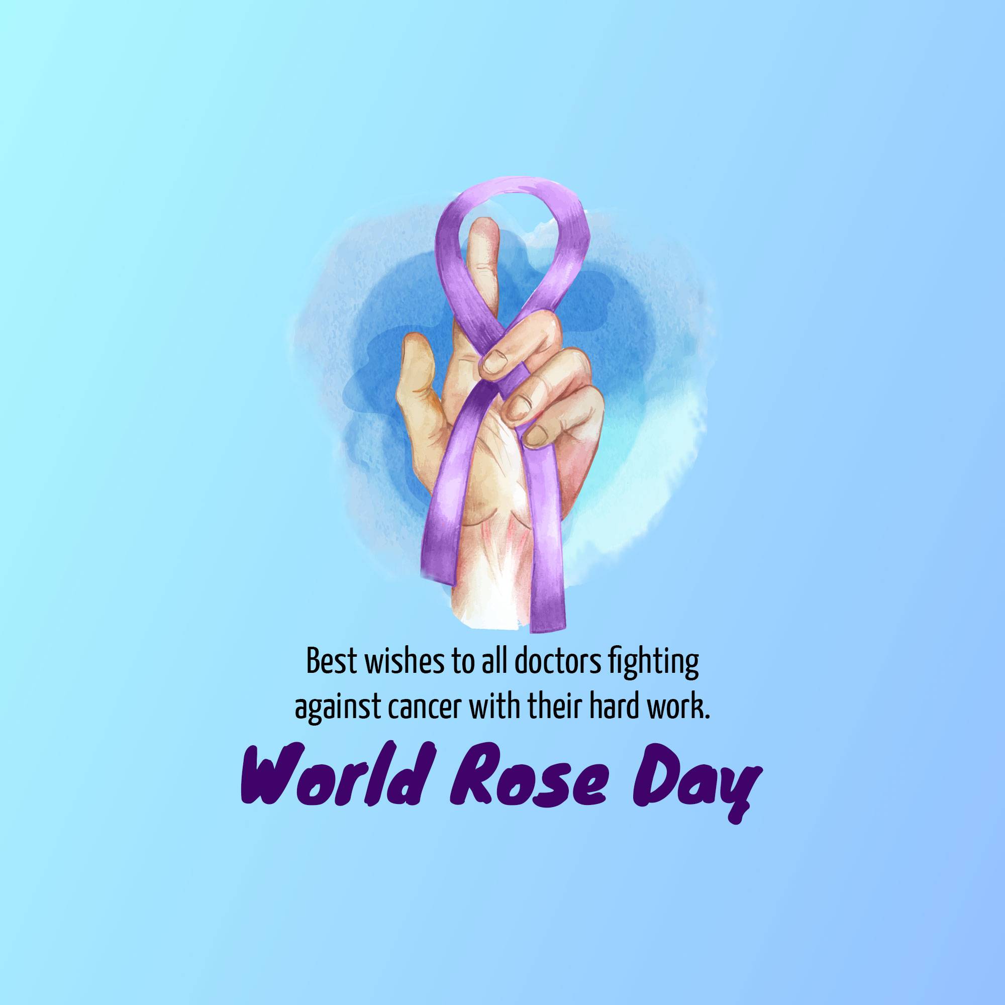 Rose day welfare of cancer patients
