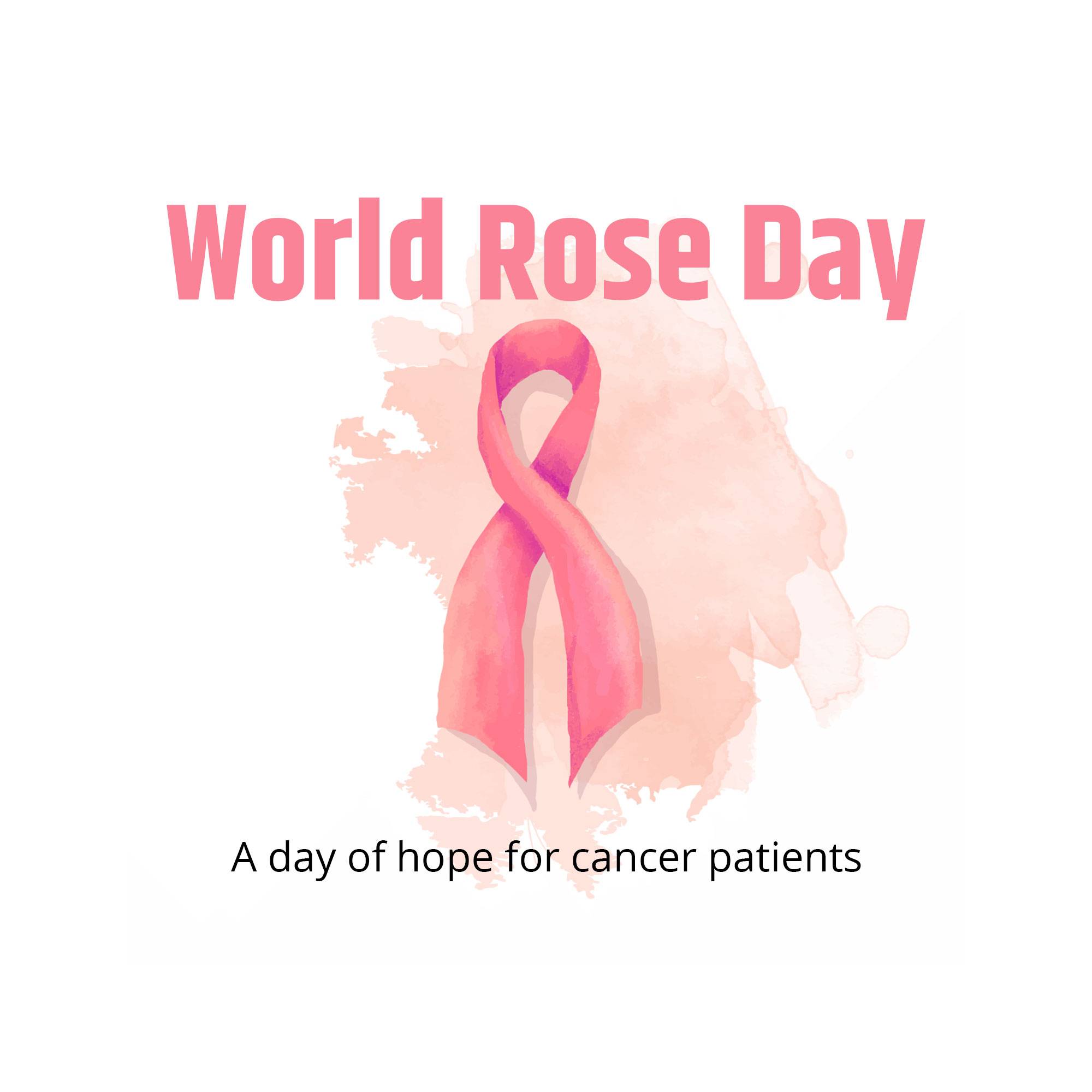 Rose day welfare of cancer patients