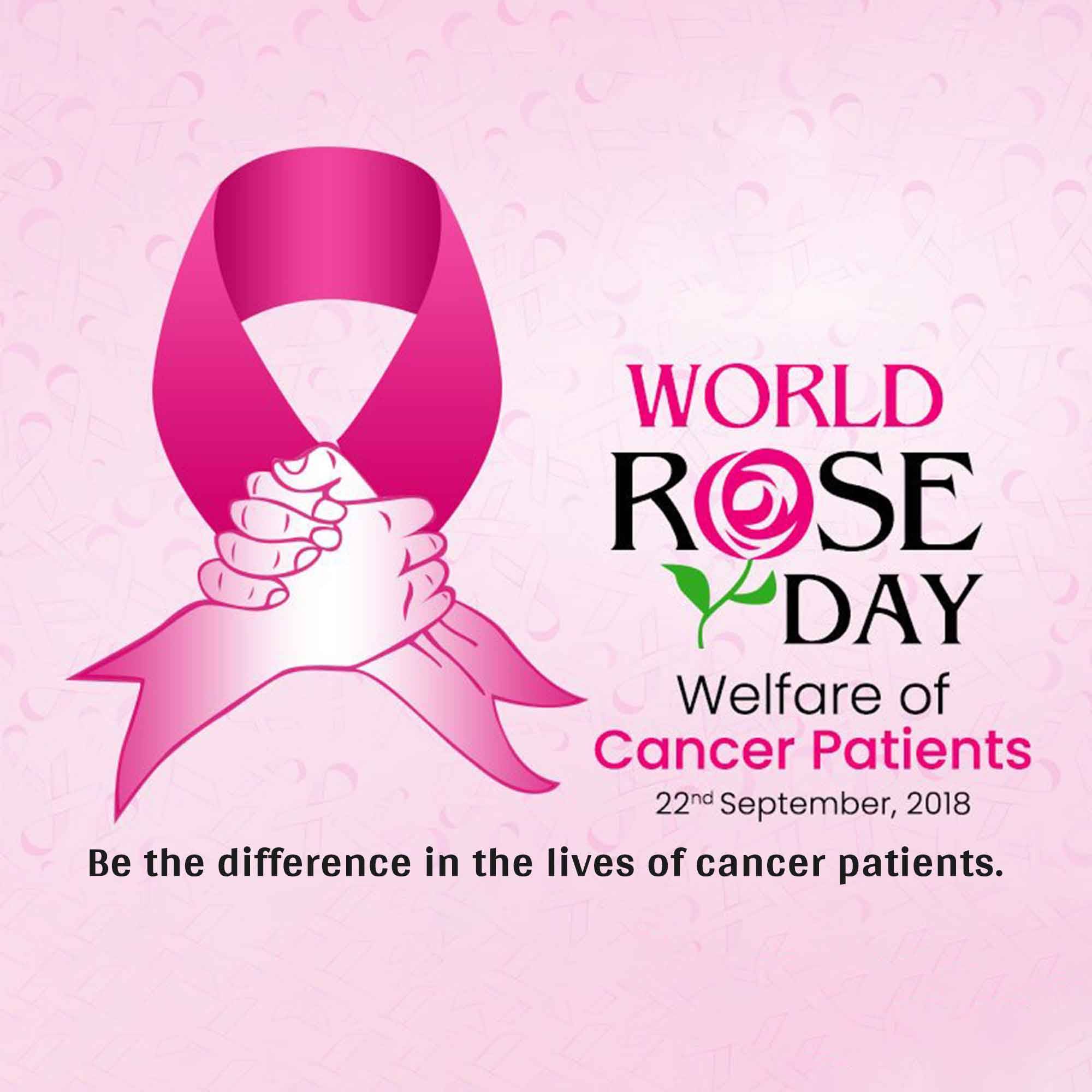 Rose day welfare of cancer patients
